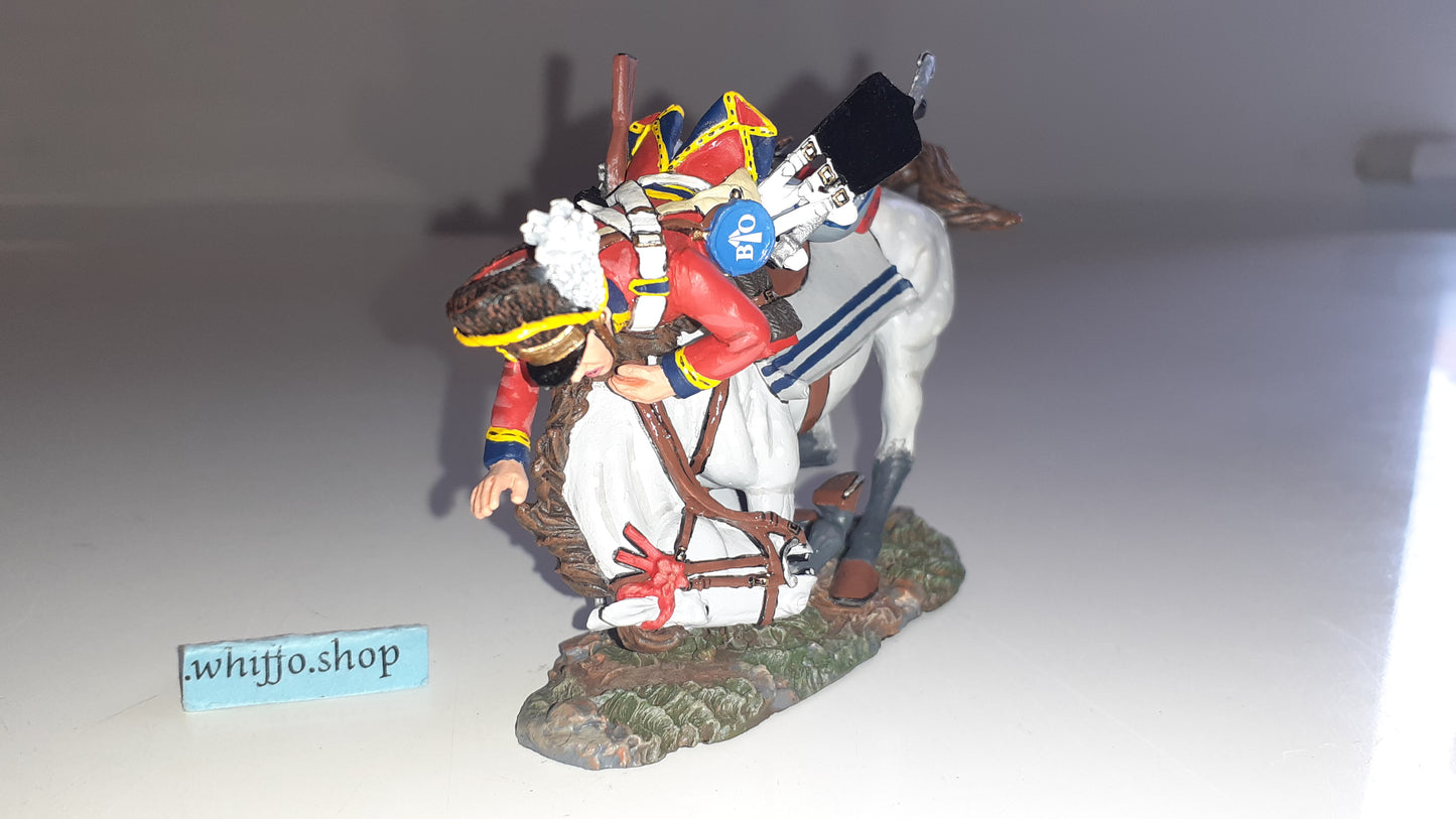 King and country Na88 Scots Greys falling 2006 Napoleonic Waterloo box S772