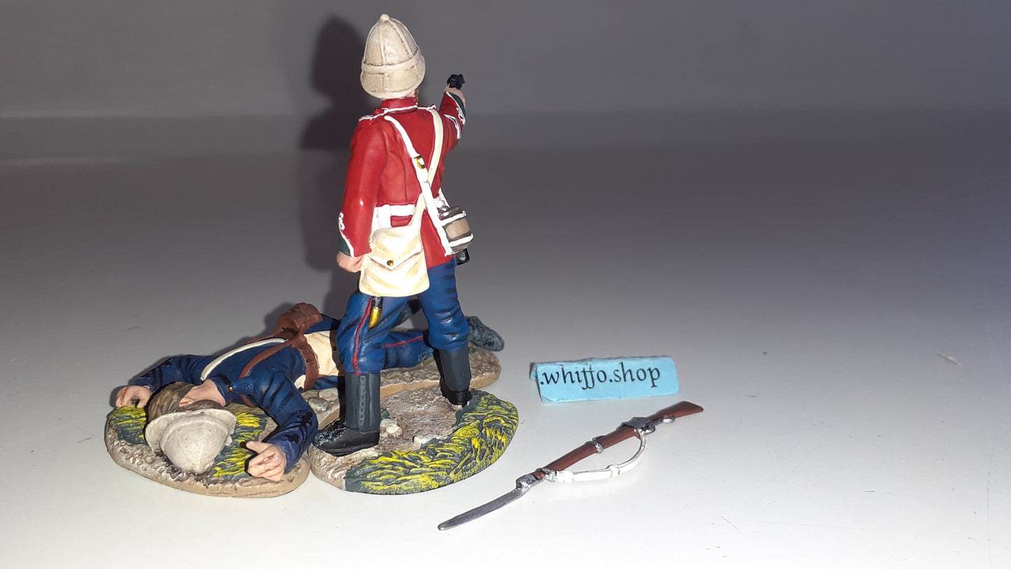 Britains 20123 Zulu wars 24th foot Pistol Indeed 2013 1:32 metal boxed b870