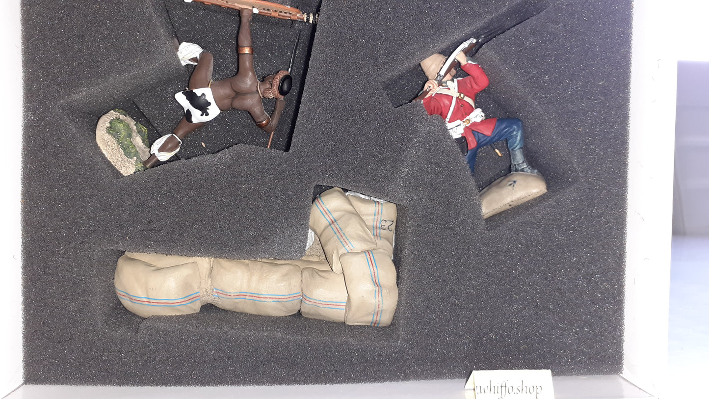 Britains Zulu War 20029 24th Foot Defending Wall Ltd Issue metal boxed 2009 Wdb