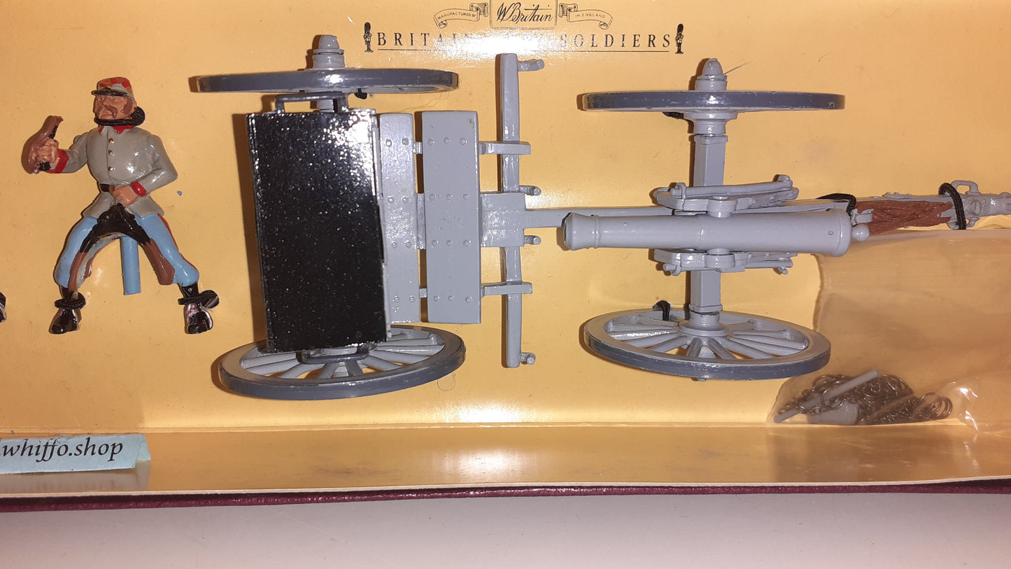 BRITAINS 8874 acw Confederate artillery gun and limber Gettysburg 1995 1:32 s1