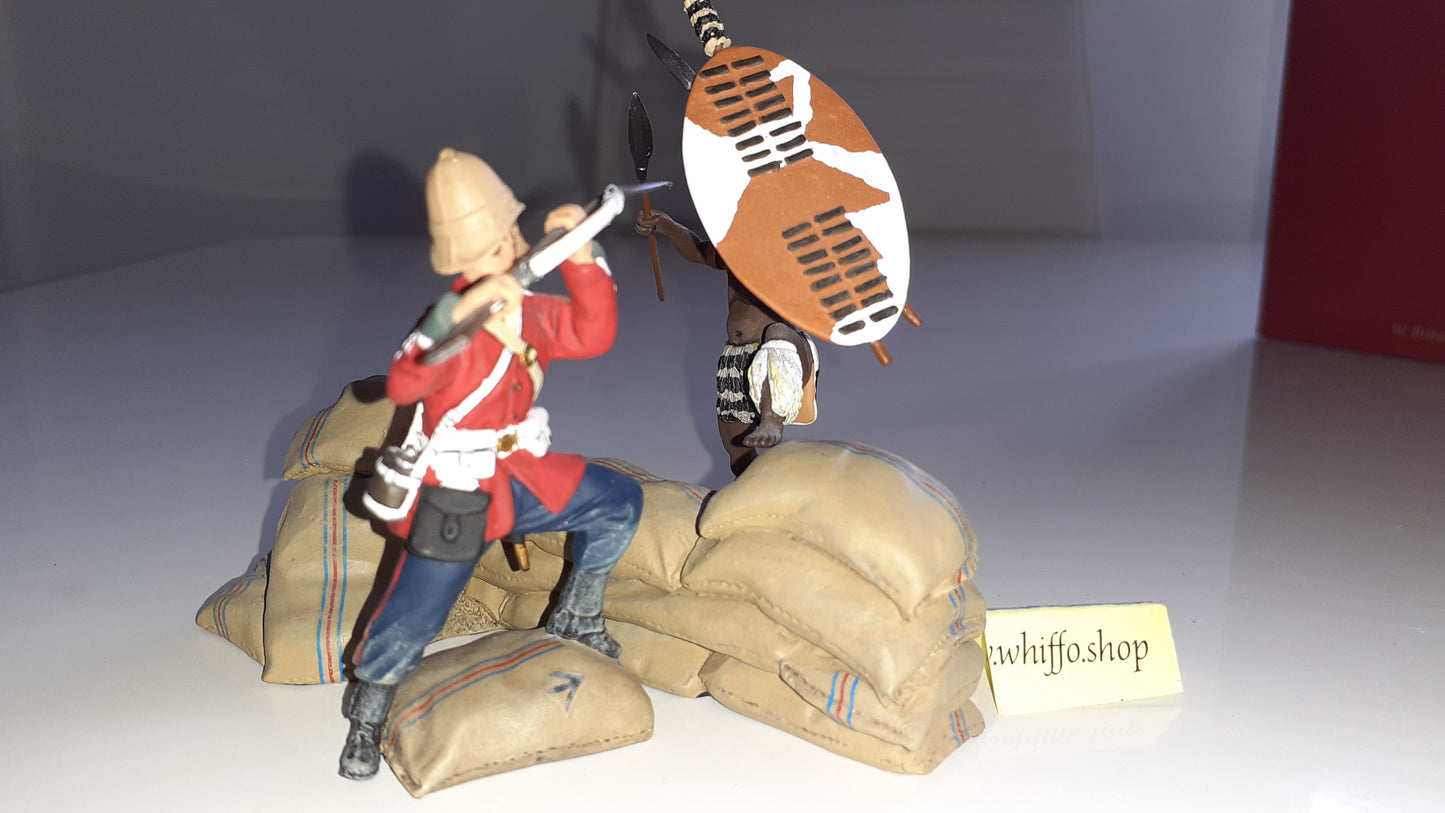 Britains Zulu War 20029 24th Foot Defending Wall Ltd Issue metal boxed 2009 Wdb
