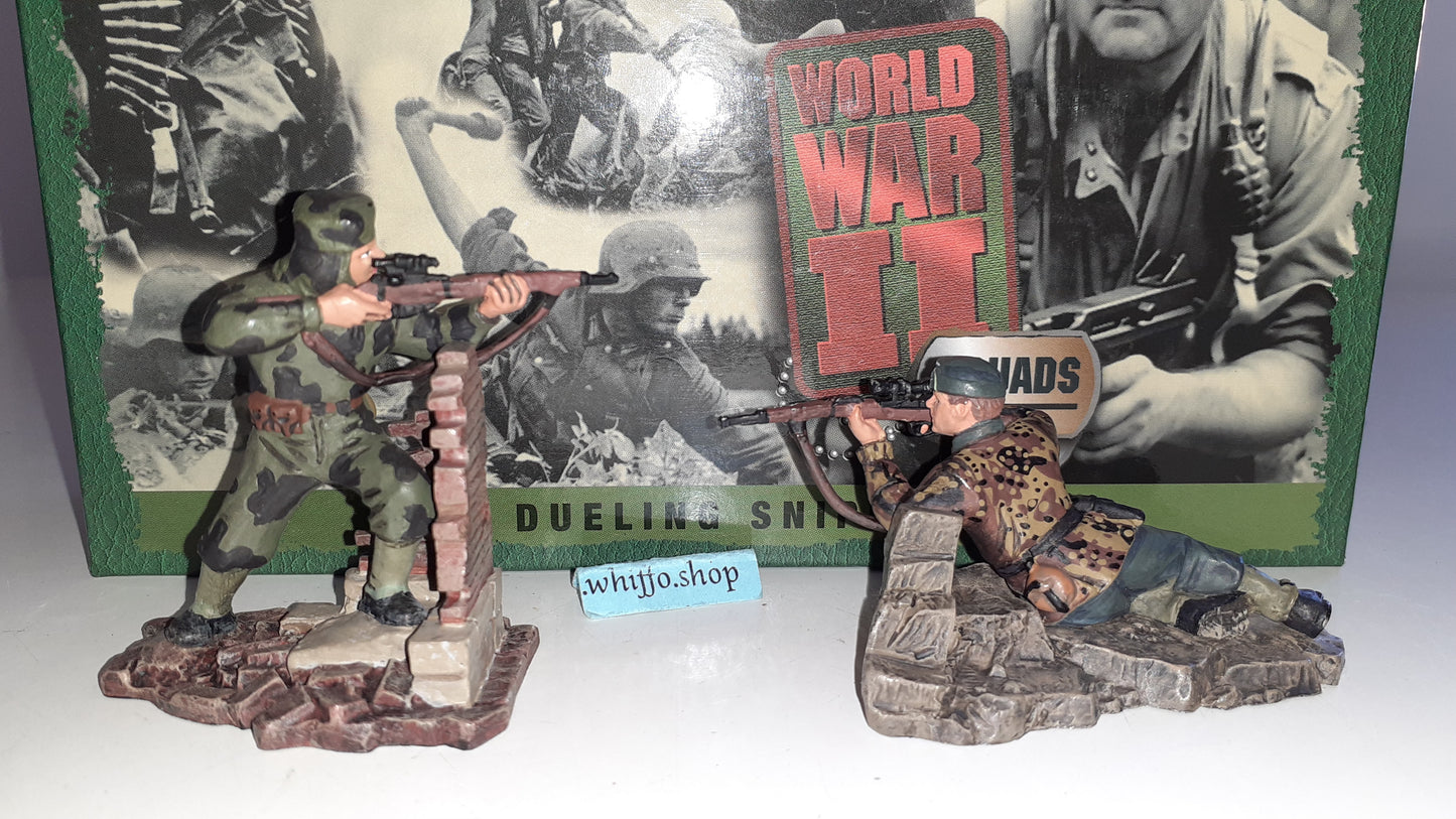 Britains 17392 deetail Ww2 Dueling Snipers German Russian 2001 1:32 s625