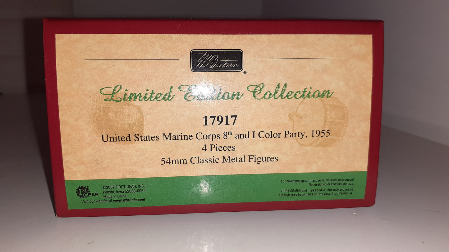 BRITAINS 17917 Usmc US Marines Color Party 2007 Limited edition 1:32 s8