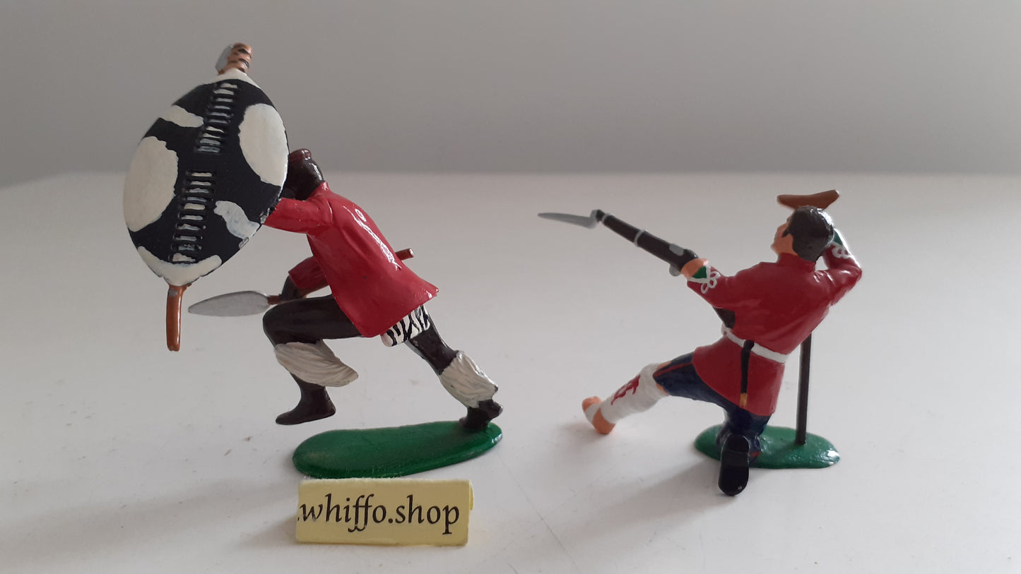 trophy miniatures 1991 Hz4a Zulu War 24th Foot Zulus 1:32 metal Dc9
