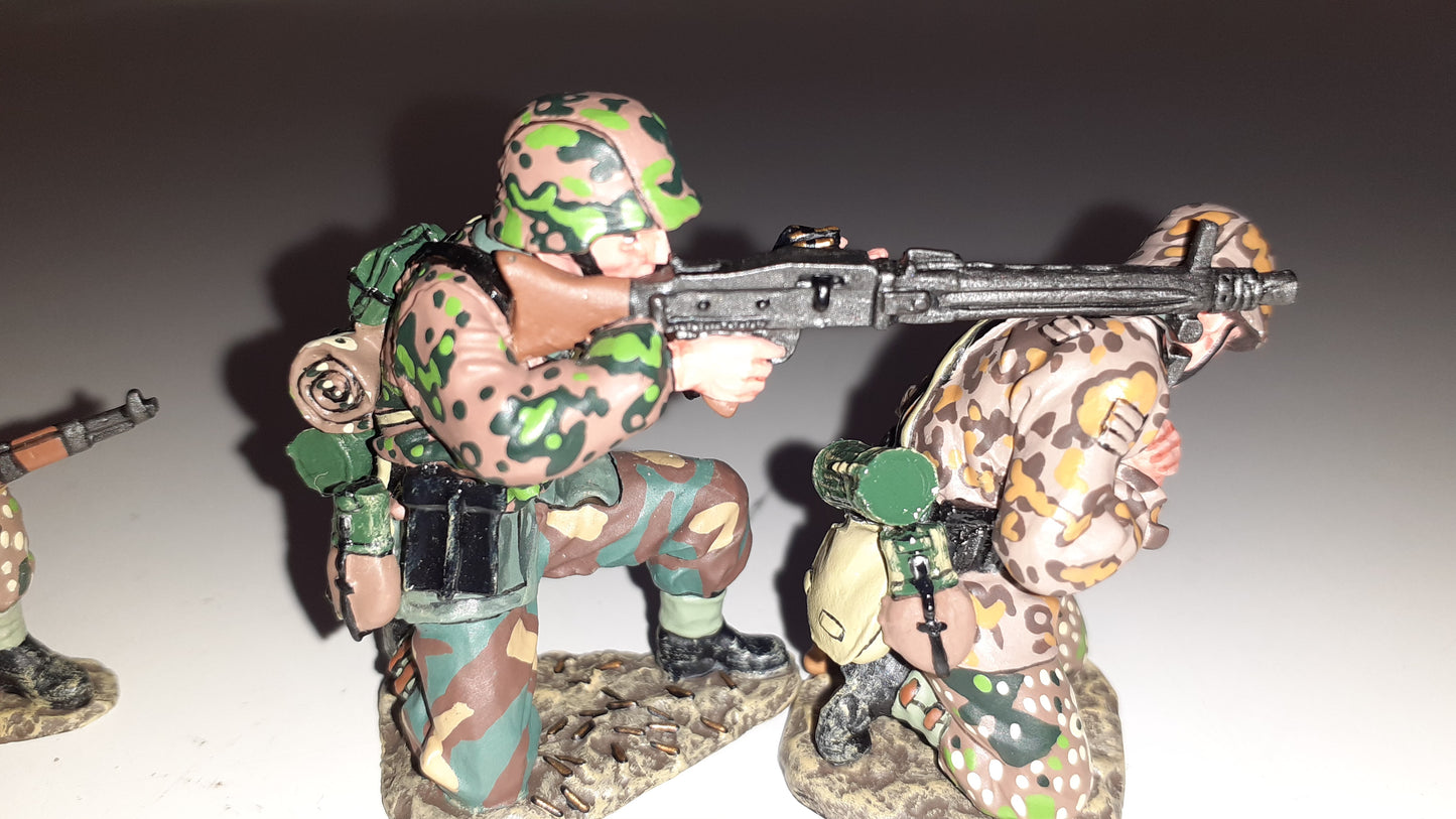 king and country wss51 ww2 German 1944 Mg42 Group 2003 1:30 metal Wdb97