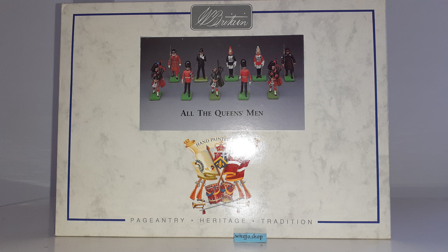 BRITAINS 8007 All The Queens Men Pipers Beefeaters Boxed Guards 1990 1:32 S817