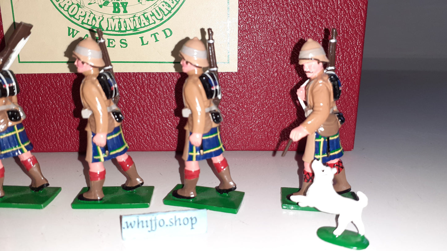 trophy miniatures 1991 Sas2 Gordon Highlanders Boer Sudan Egypt Nwf 1:32 box S2