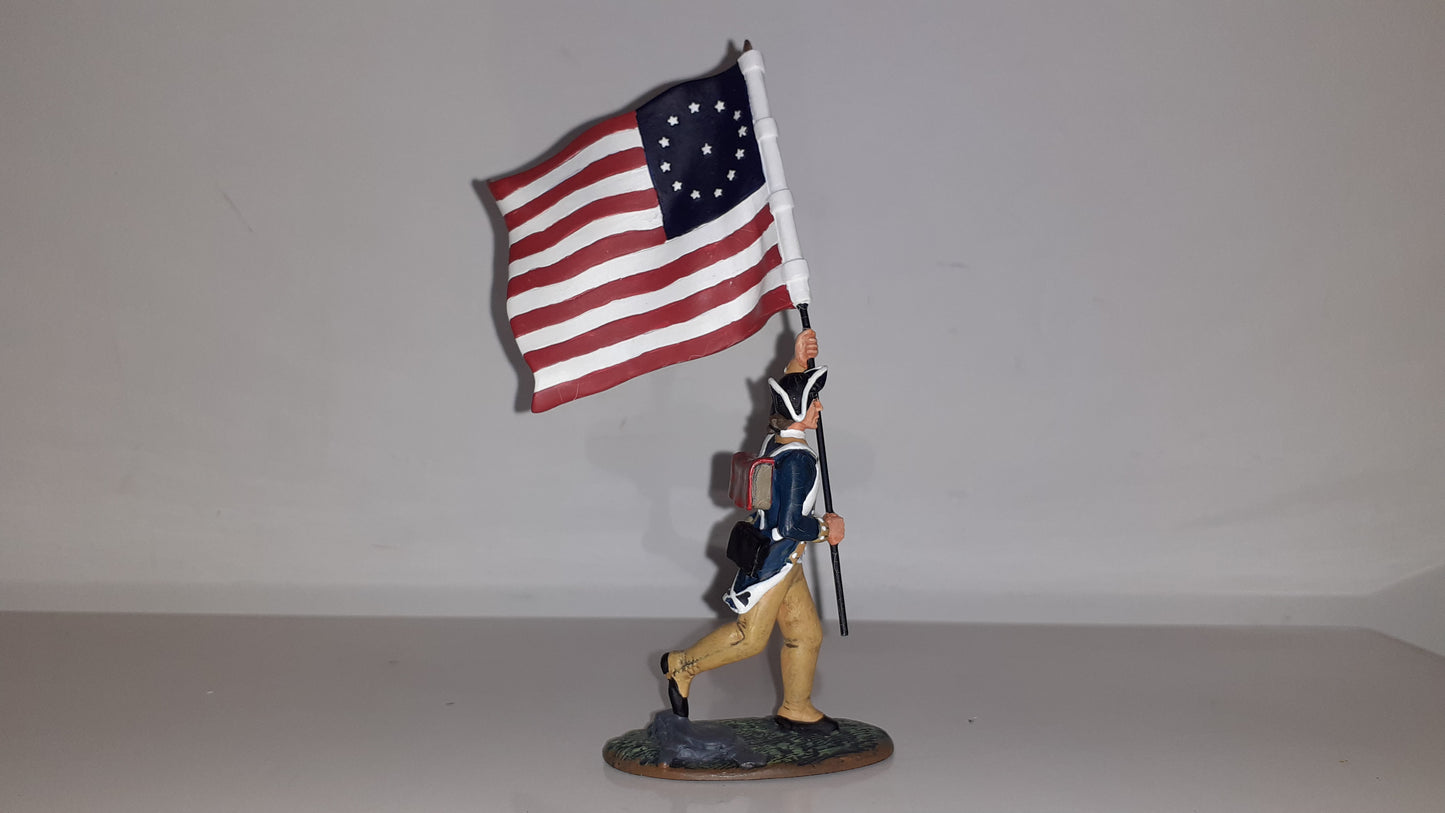 King and country Ar12 Awi 1st New York Revolution Flag 1776 boxed 1:30 1999 B11