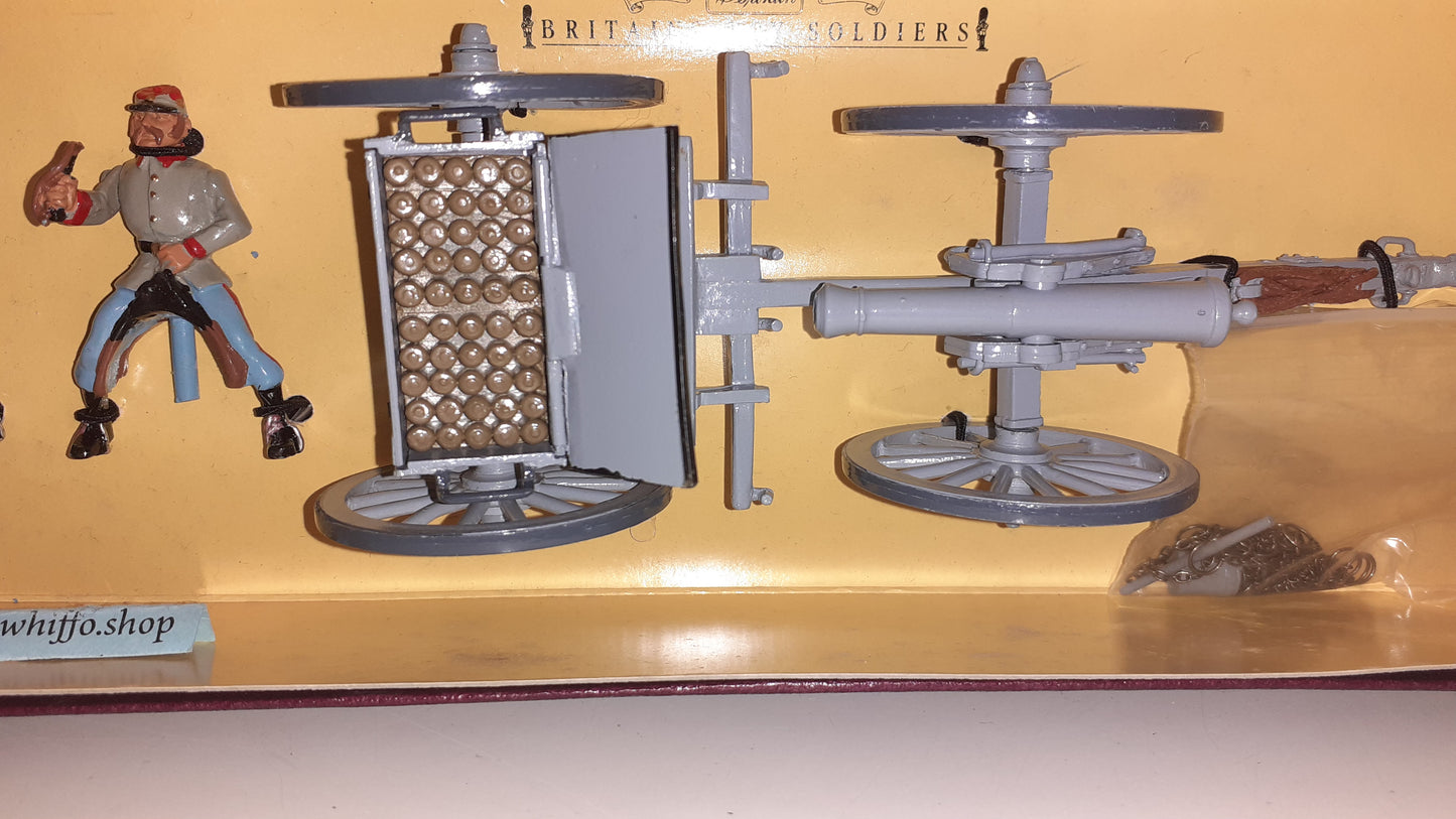 BRITAINS 8874 acw Confederate artillery gun and limber Gettysburg 1995 1:32 s1