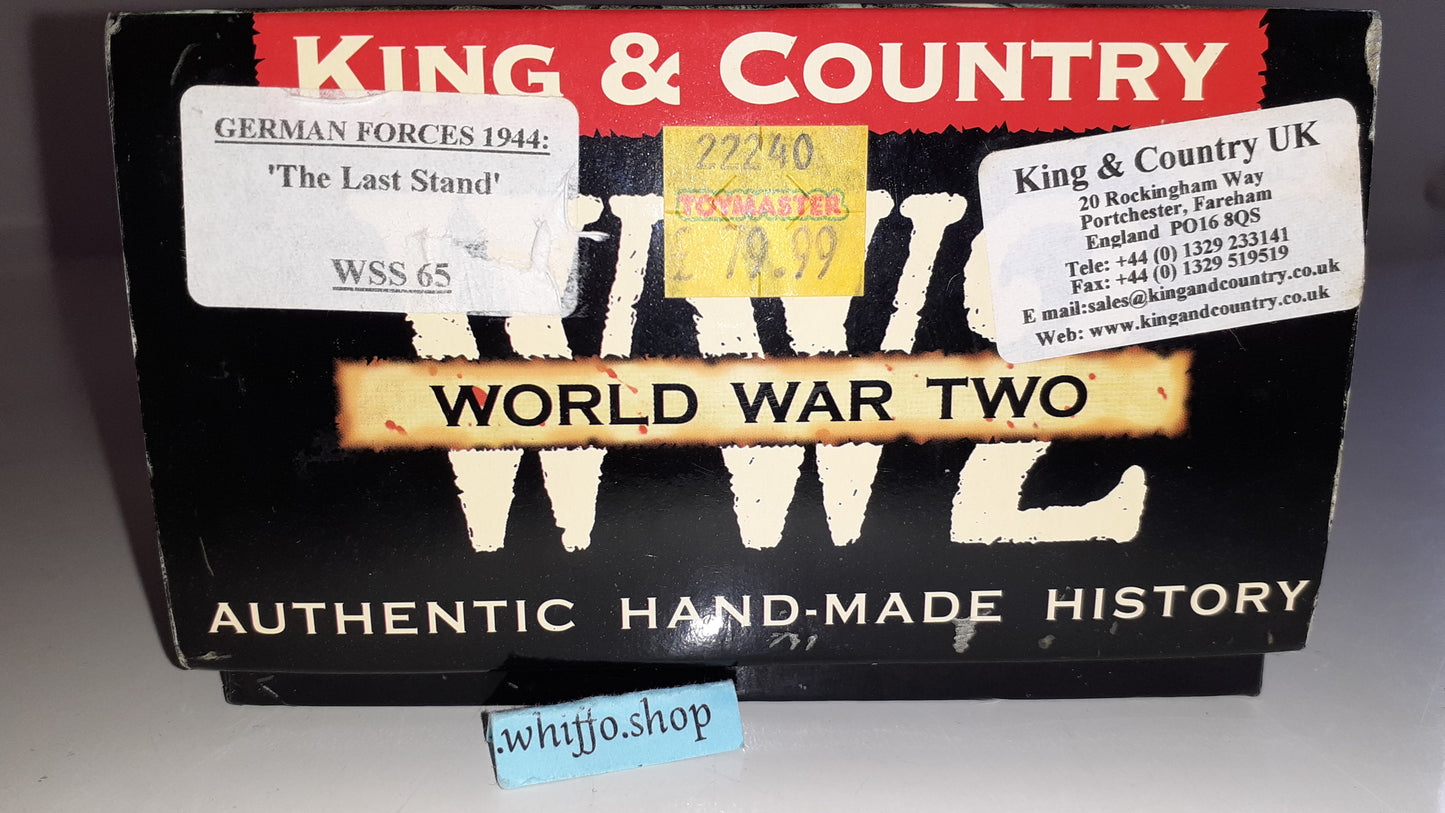 king and country wss65 ww2 German 1944 Last Stand 2006 1:30 metal Wdb97