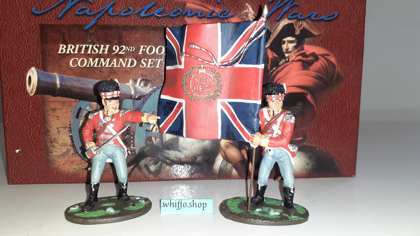 Britains 17364 2001 British 92nd Foot Waterloo Napoleonic 1:32 metal boxed S8b for sale