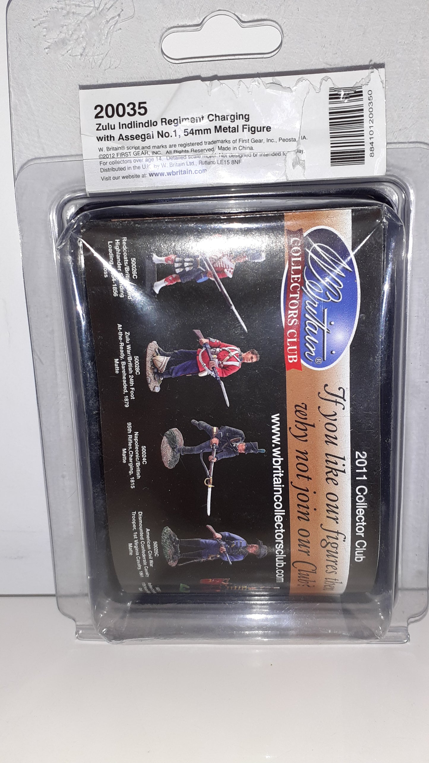 Britains 20035 Zulu wars 24th Foot Zulu indlindlo Regt 1:32 2012 boxed B11