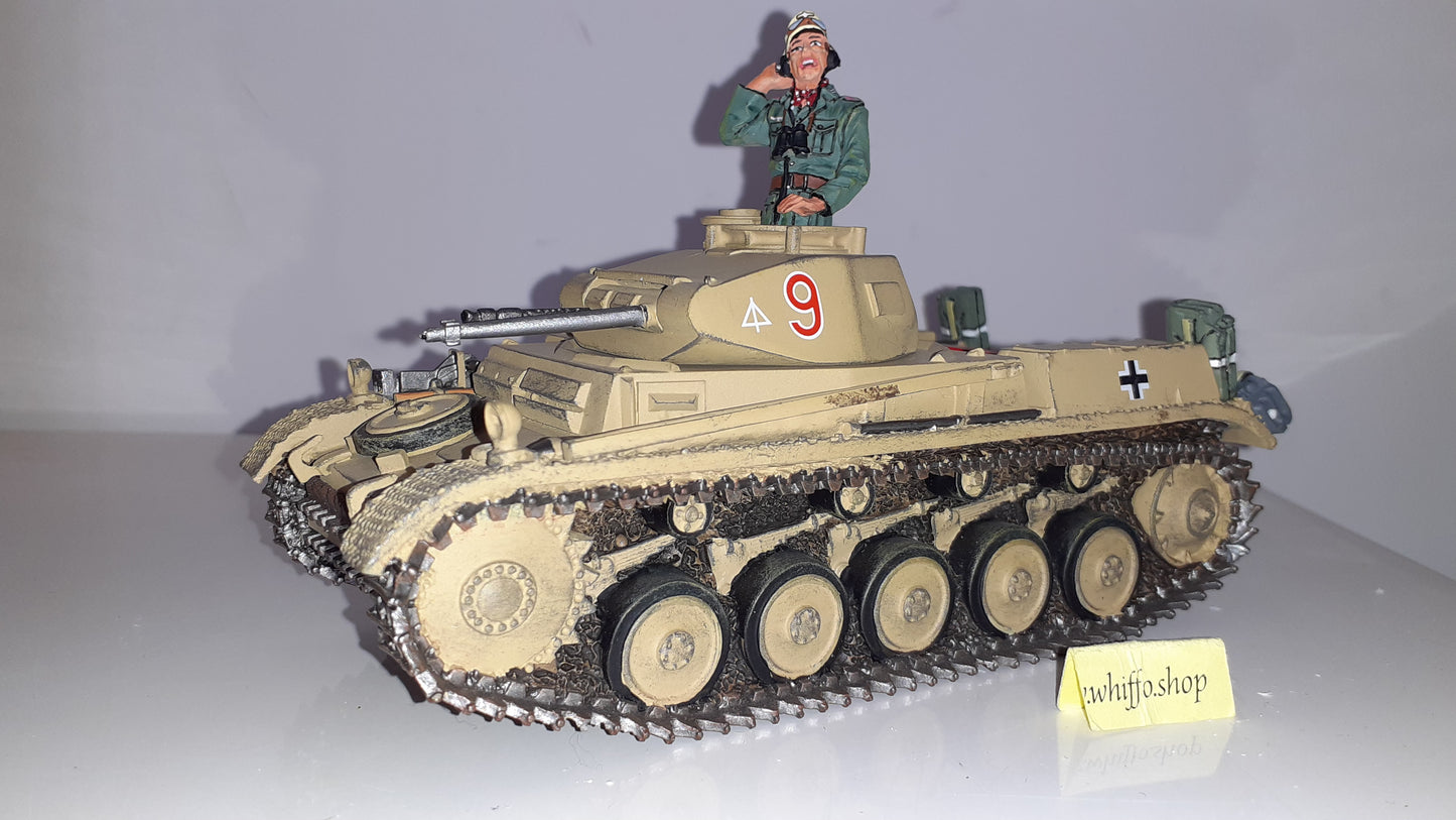 King and country ww2 German afrika korps panzer II Tank 3 Italian boxd 1:32 ak30 ak030 wdb