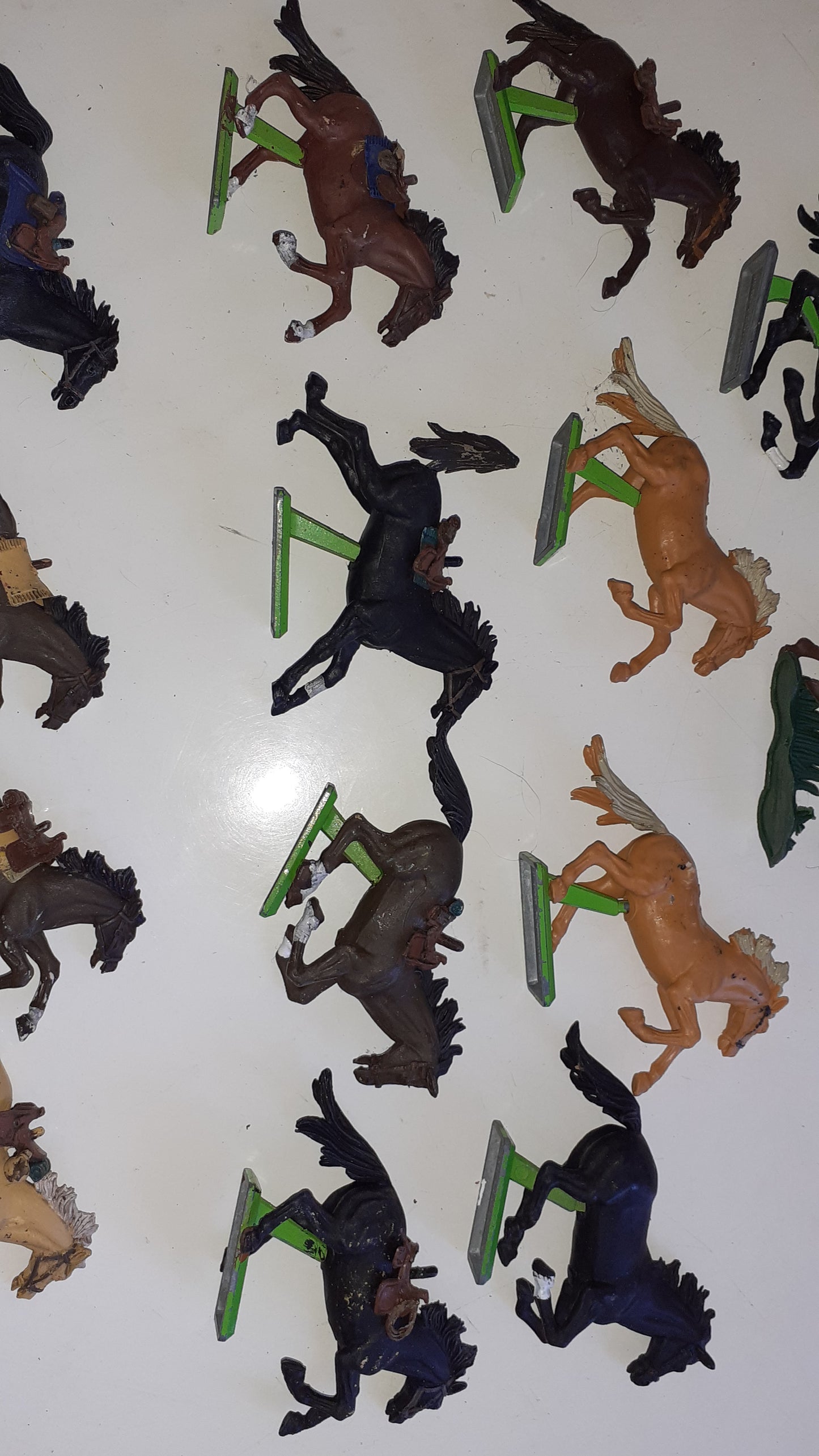 Britains deetail acw Wild West horses 1970s 1:32 b25