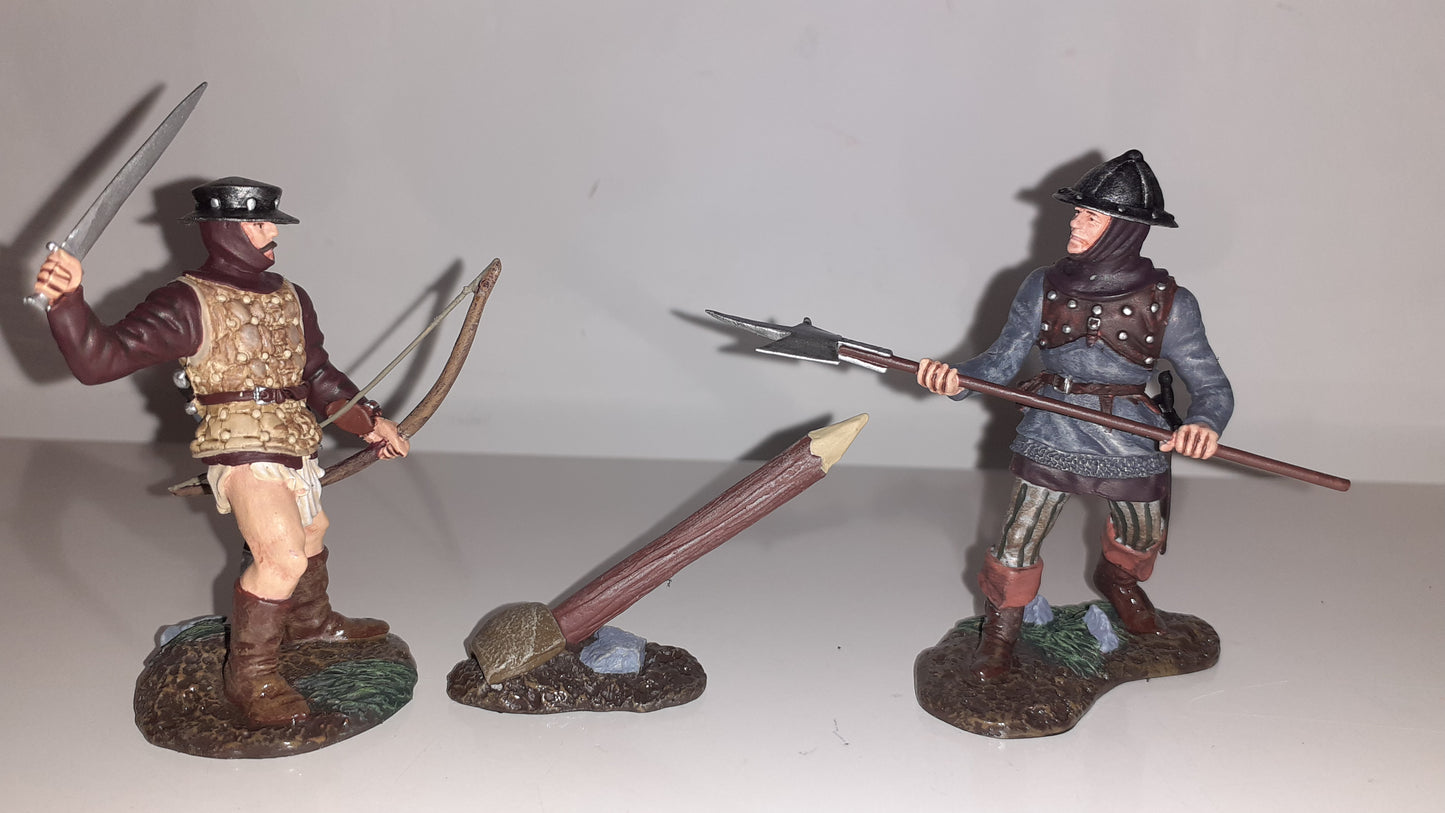 BRITAINS 17684 Knights Of Agincourt Men At Arms Archer 2006 1:32 Wdb1
