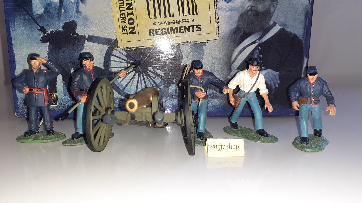 Britains metal 17240 Acw Union Artillery 2001 1:32 Boxed S1