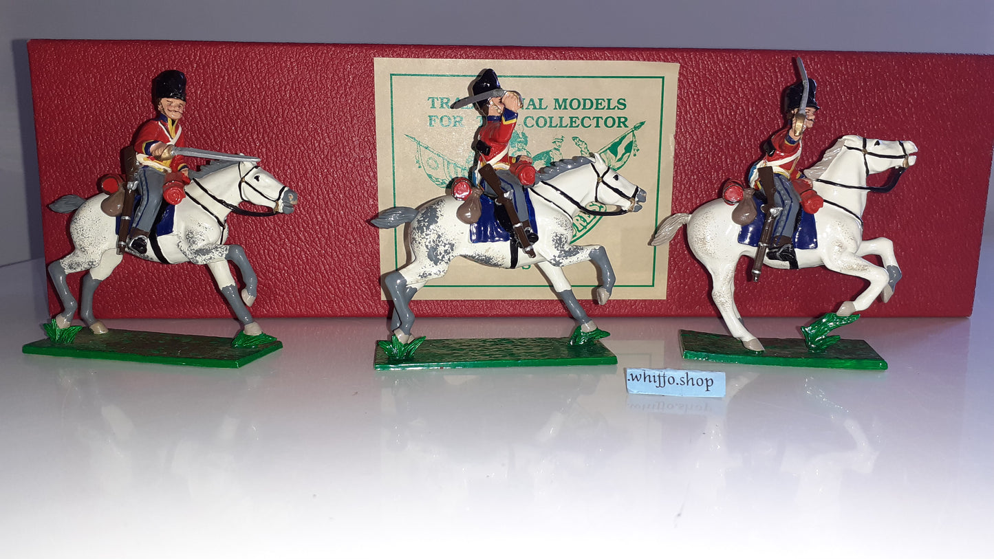 trophy miniatures 1991 Napoleonic War Scots Greys Brit Cavalry Wa51x 1:32 s8121