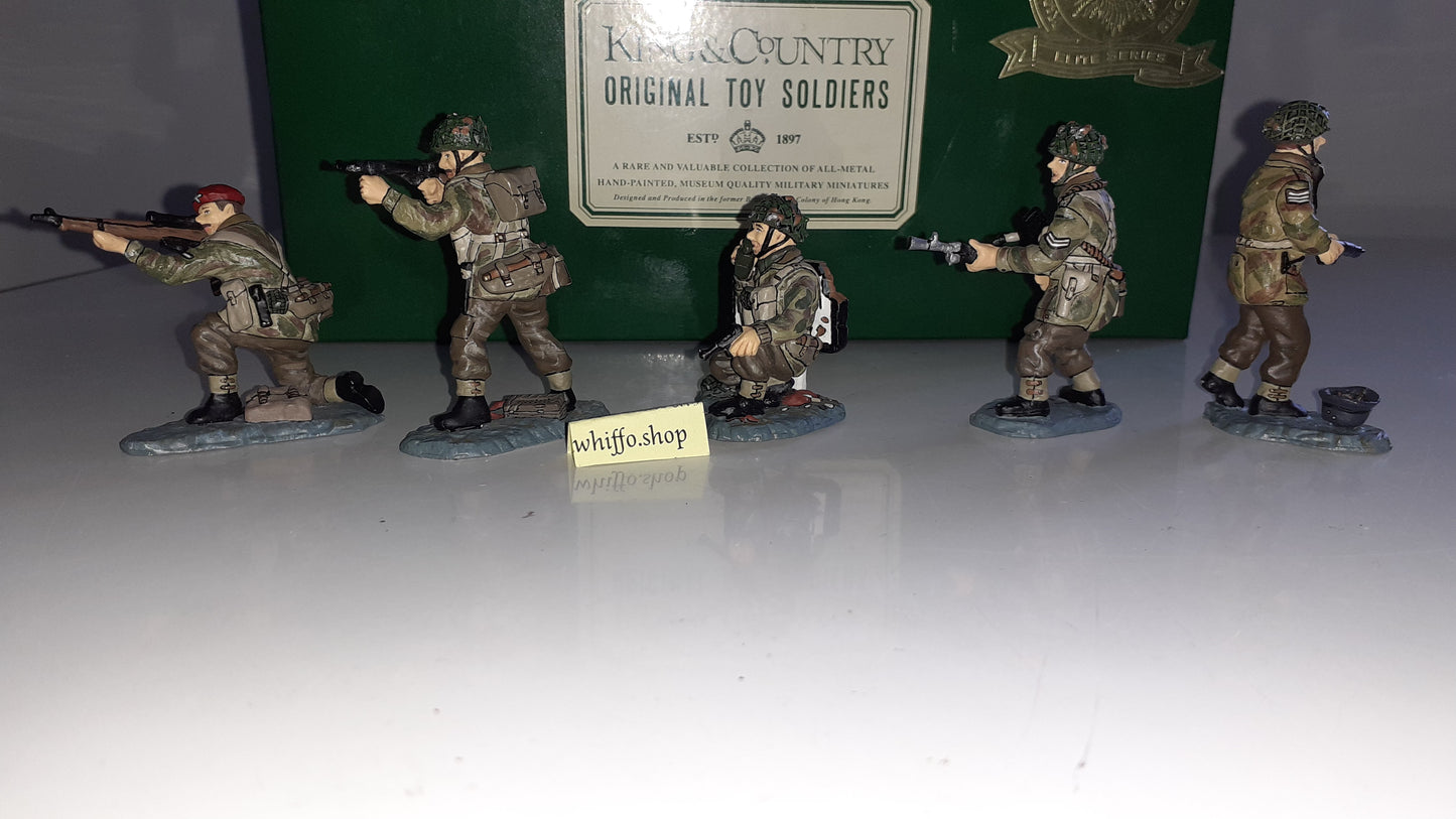 King and country Ww2 An001 Only 500 Paras Paratroopers Arnhem boxed 1:30 S857