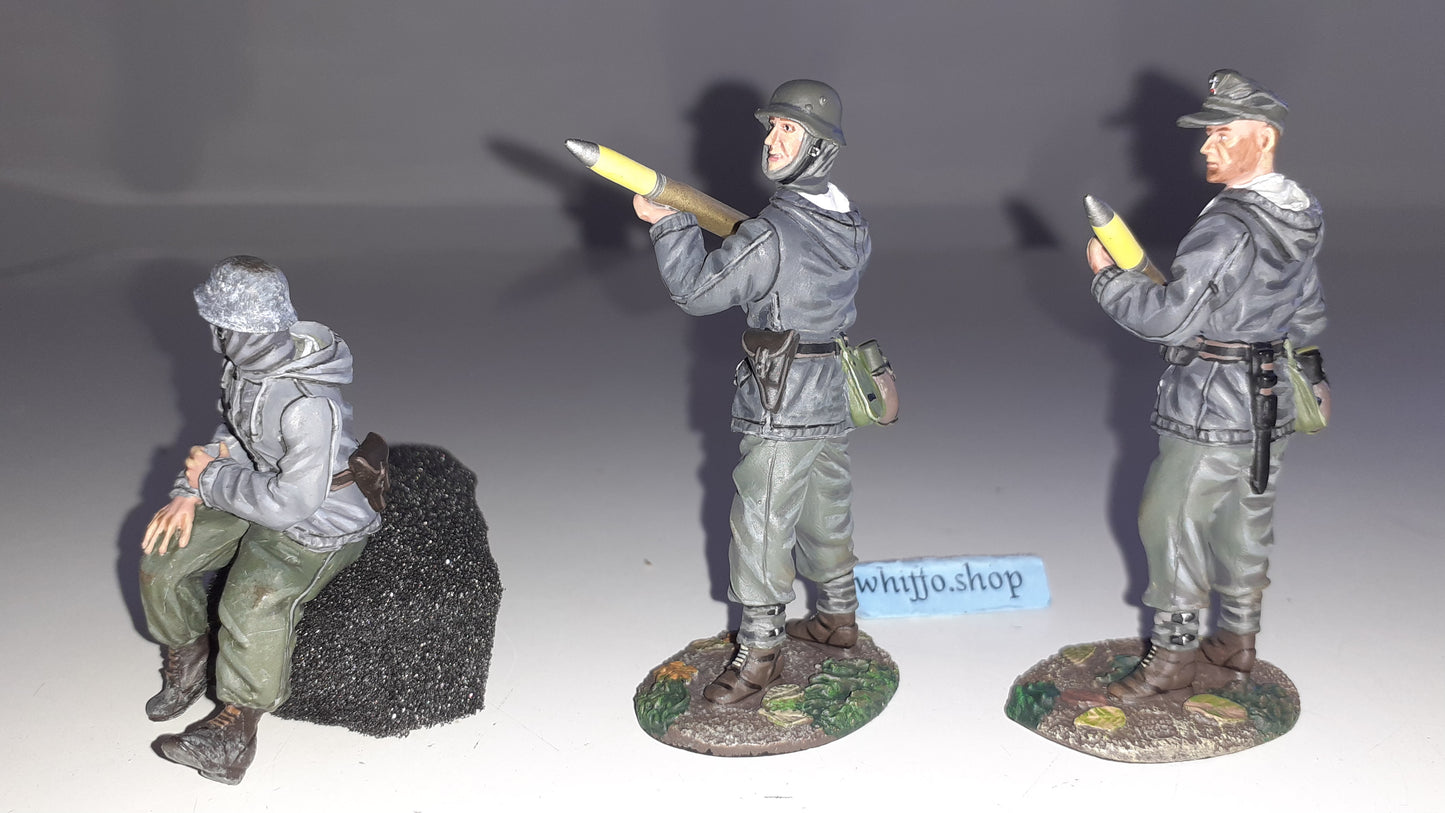 Britains 25059 German 88mm Flak Anti Tank Gun 3 Crew WW2 Sz108 300 Made 2020