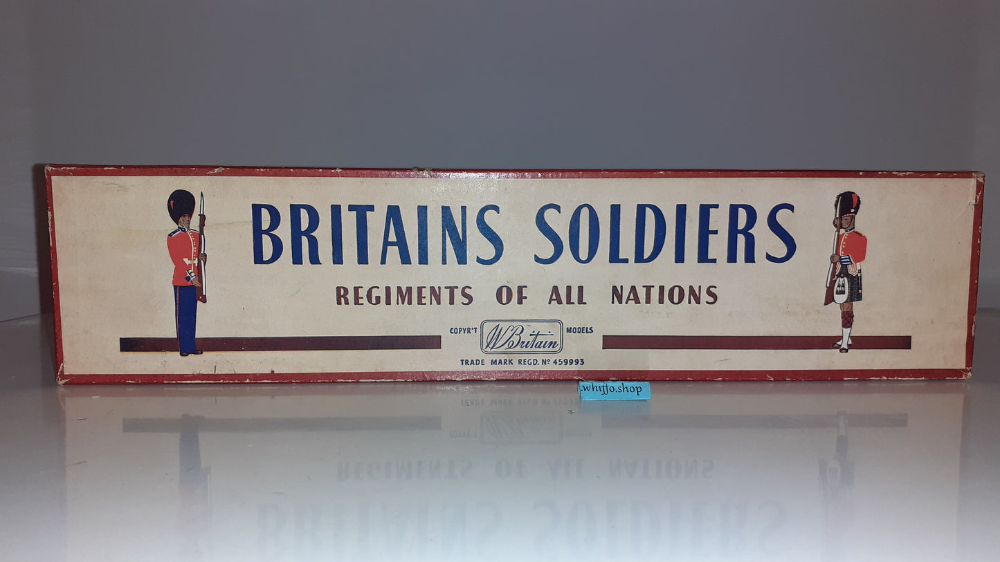 Britains Set 432 German Infantry Marching Ww1 Ww2 Boxed 1950s 1:32 S7