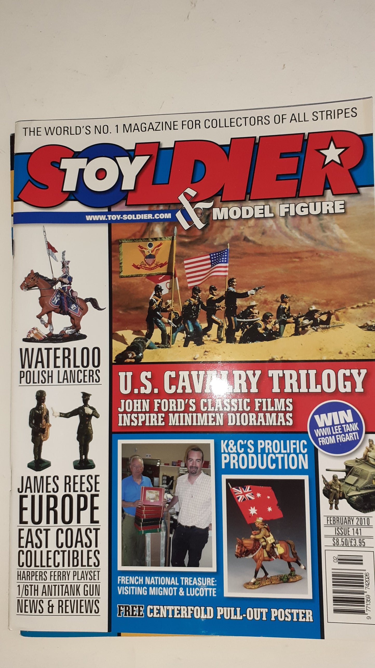 King and country Toy Soldier Magazine 3 Mags 2010 Mar Feb Jan 140 141 142 S7