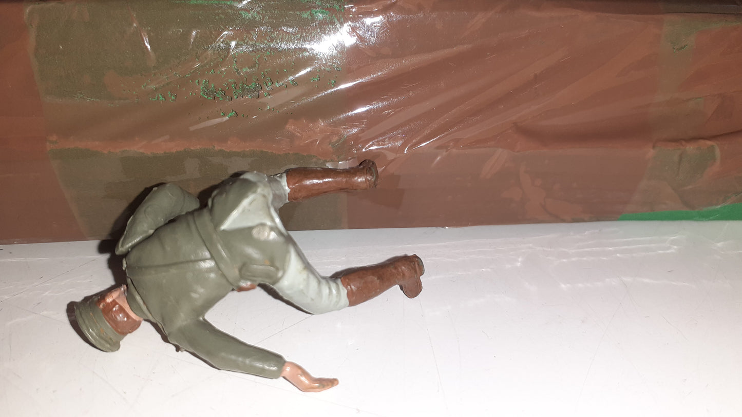 Britains deetail ww2 german Afrika Korps Kubelwagen Officer 1970s 1:32 b2