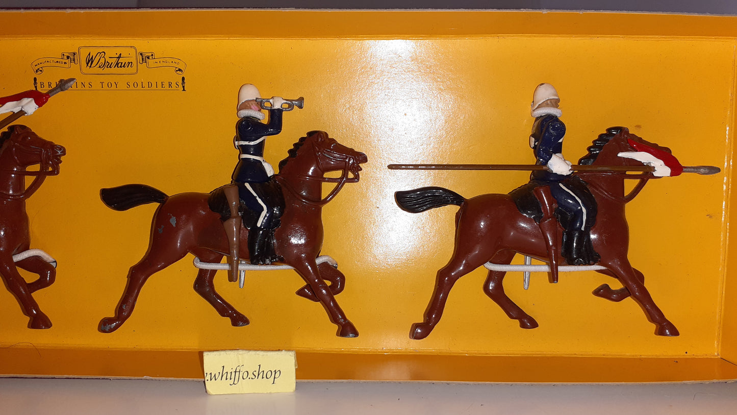 Britains 8806 17th Lancers Zulu India cavalry 1990s 1:32 In Wrong Box S7