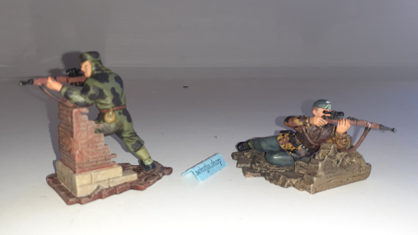 Britains 17392 deetail Ww2 Dueling Snipers German Russian 2001 1:32 s625