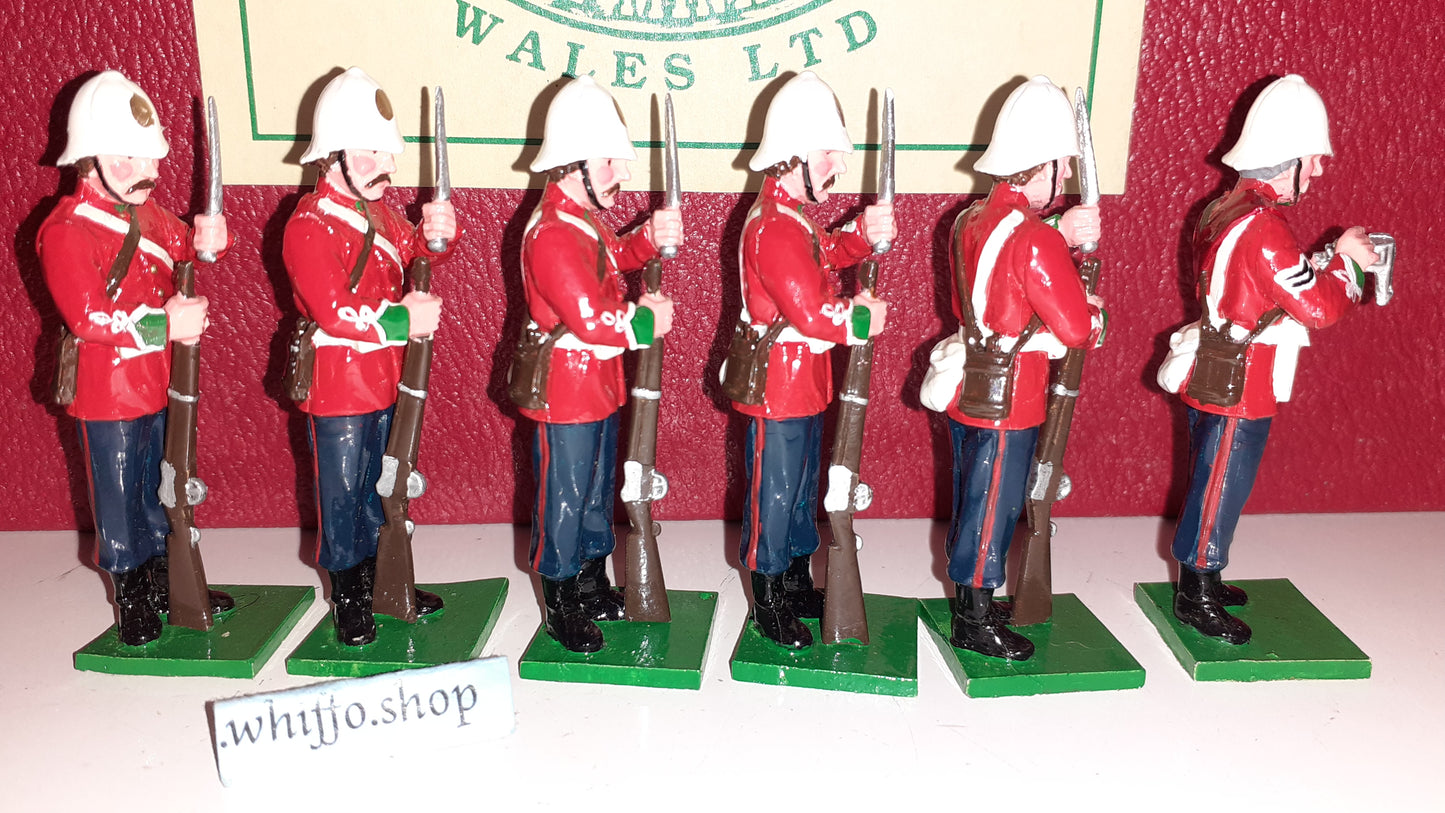 early trophy miniatures 1991 zulu war 24th foot zs49 Fix Bayonets 1:32 box S2