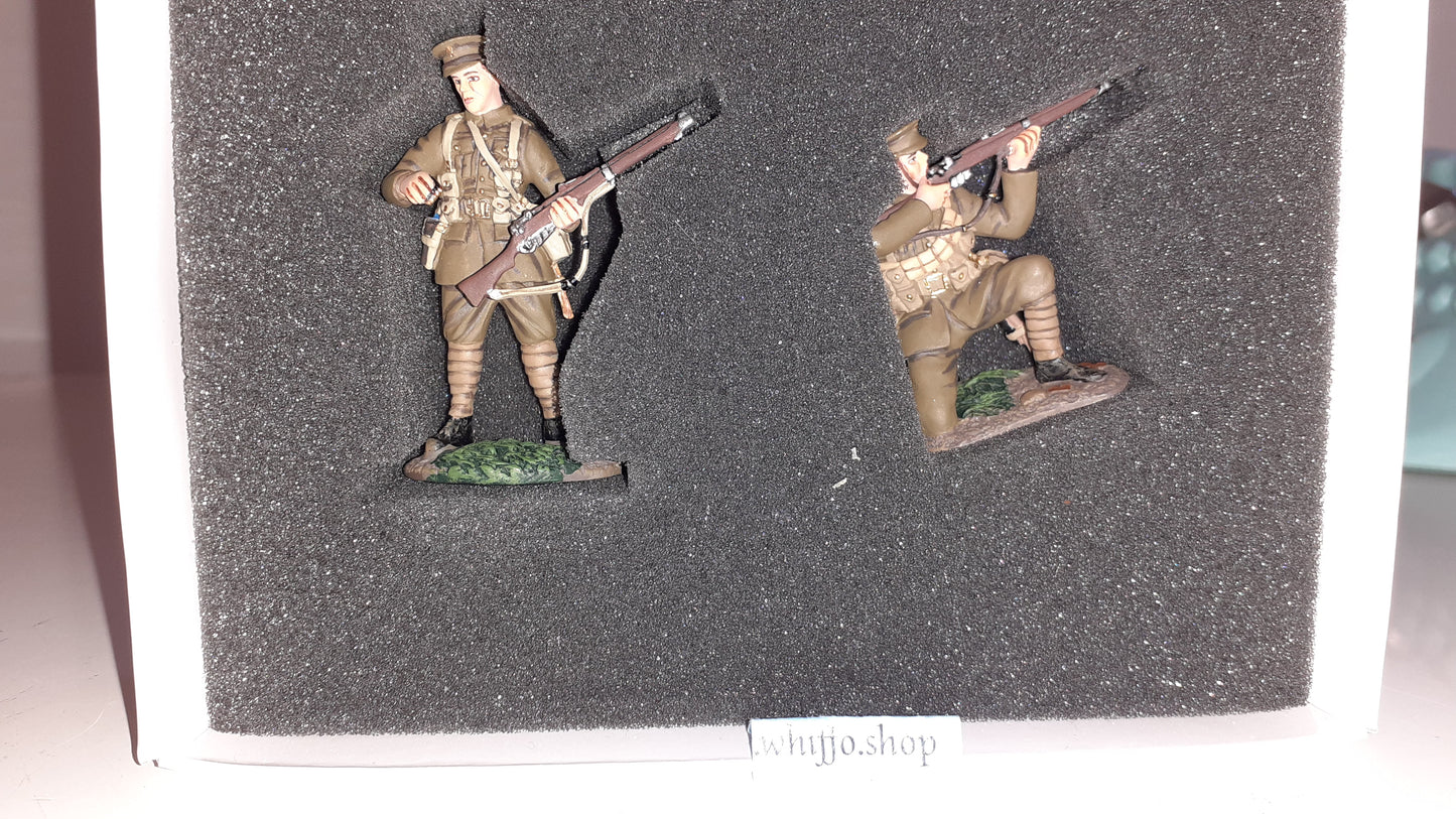 Britains ww1 23004 2008 British infantry Firing Line Only 500 Made metal box s8