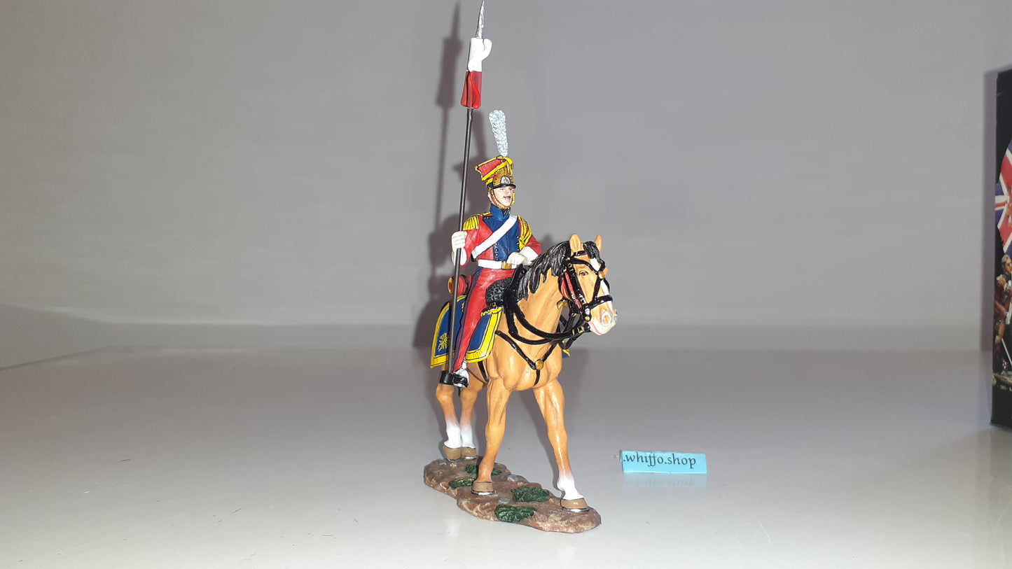 King and country Na159 Dutch Lancer Napoleonic Waterloo walking horse for sale box Wb