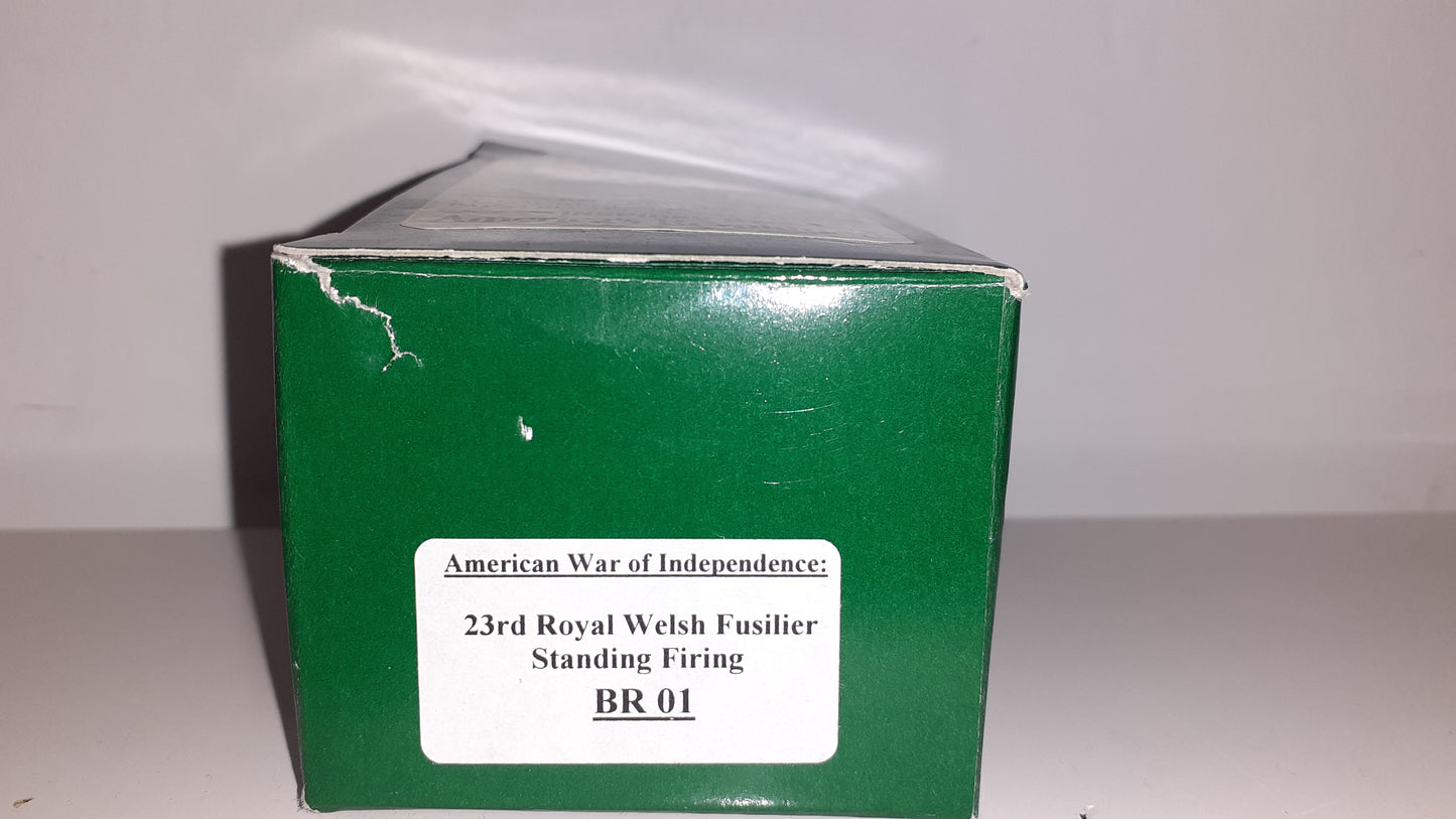 King and country Br01 Awi 1776 23rd Royal Welsh Fusiliers boxed 1:30 1999 W13 American Revolution