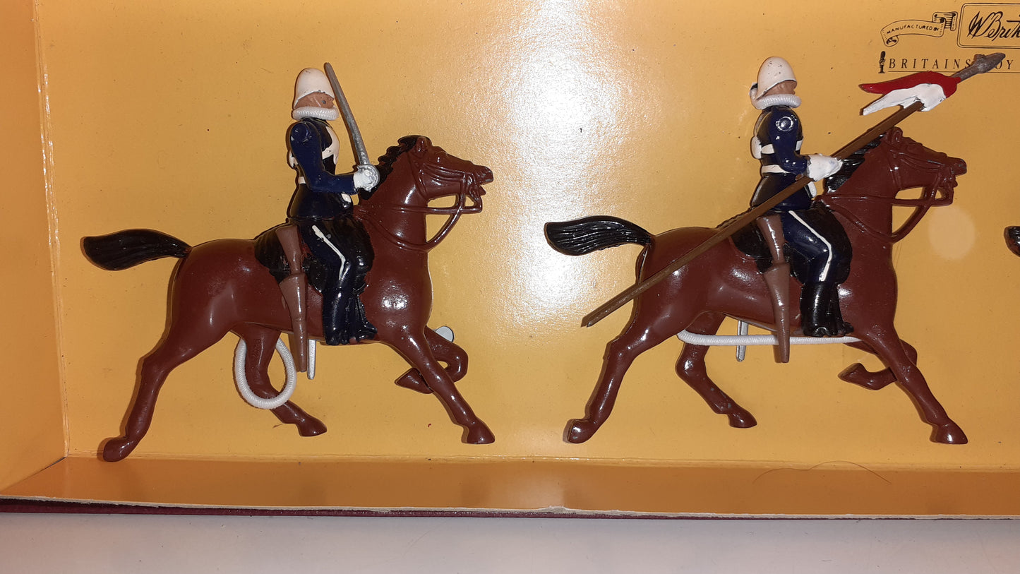 Britains 8806 17th Lancers Zulu India cavalry 1990s 1:32 In Wrong Box S7
