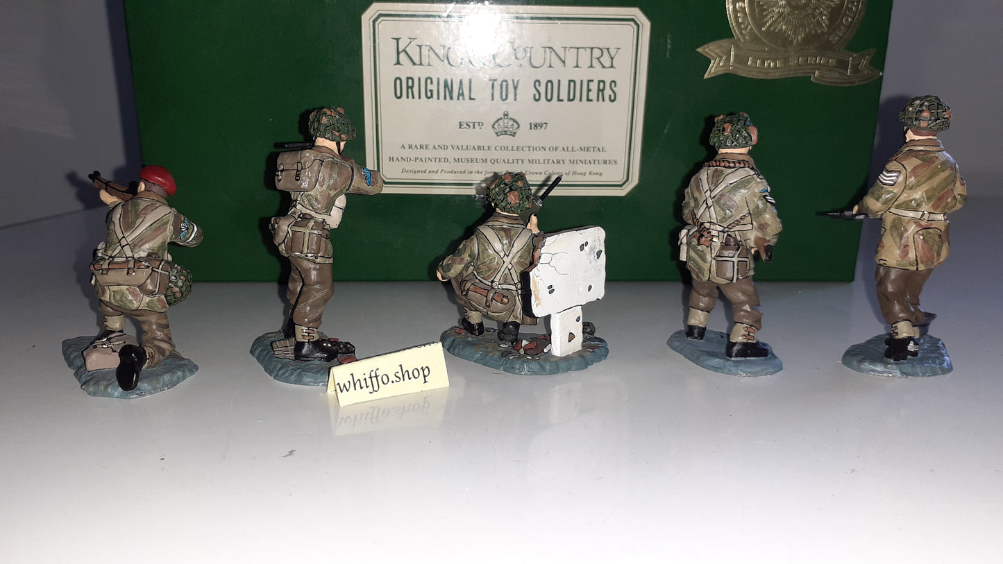 King and country Ww2 An001 Only 500 Paras Paratroopers Arnhem boxed 1:30 S857