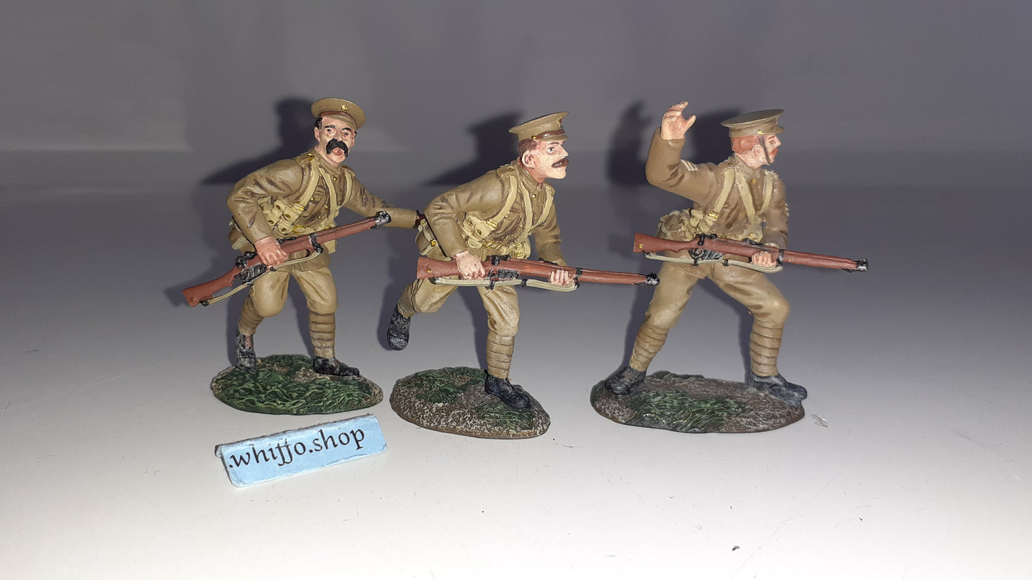 Britains ww1 17807 2006 British Infantry Mons Fusiliers 1914 metal boxd S636