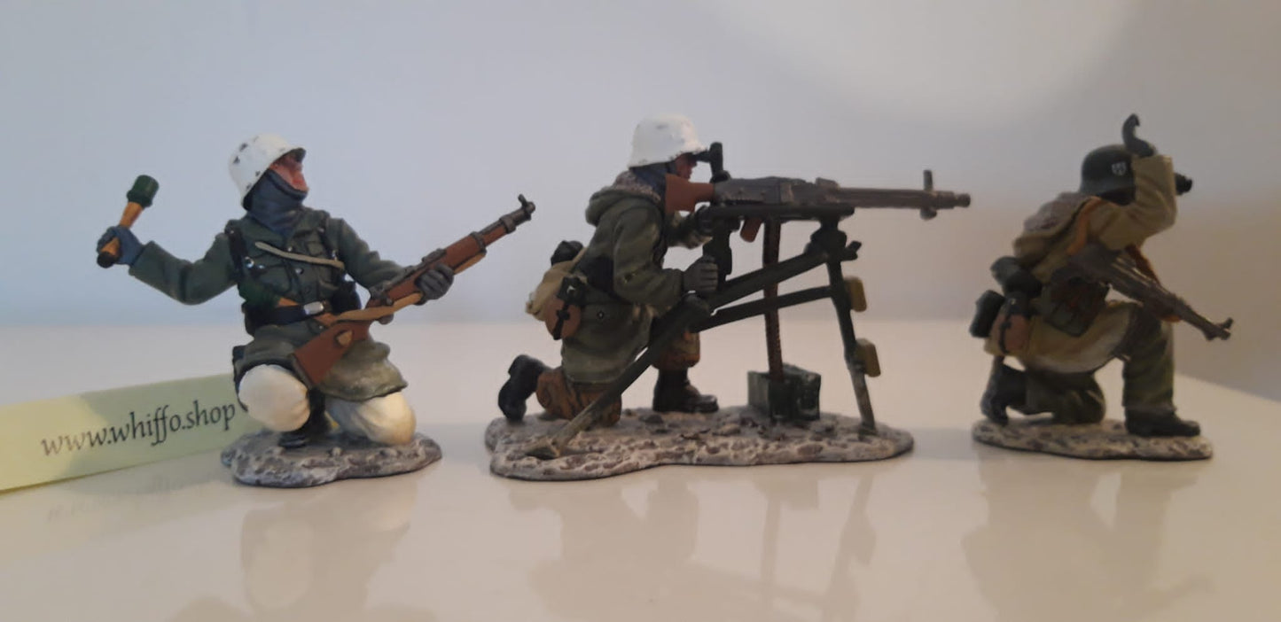 king and country Ww2 German Winter Mg42 Team Wss82 1:30 metal boxed Wdb