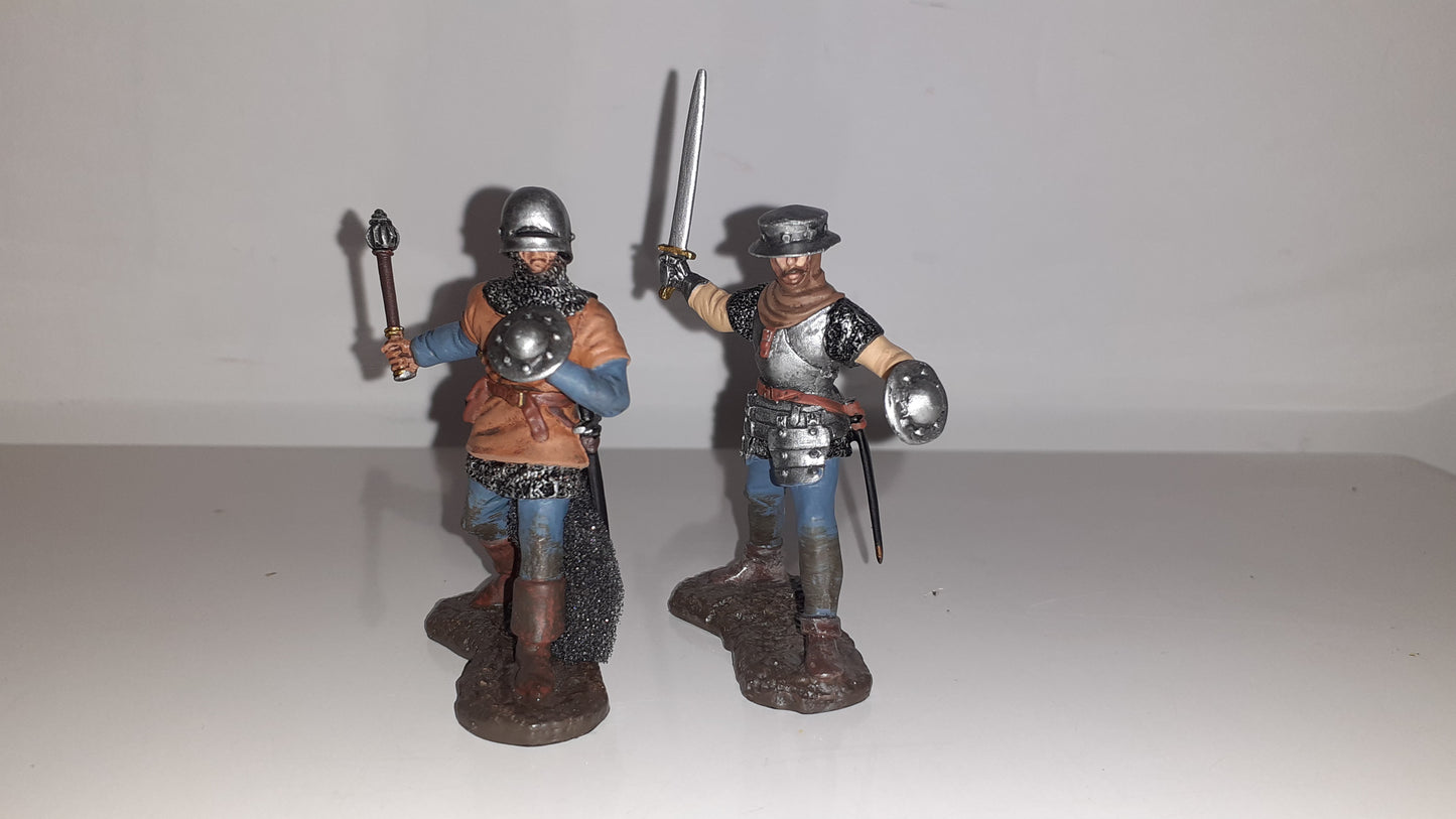 BRITAINS 17685 Knights Of Agincourt Men At Arms french 2006 1:32 Wdb1