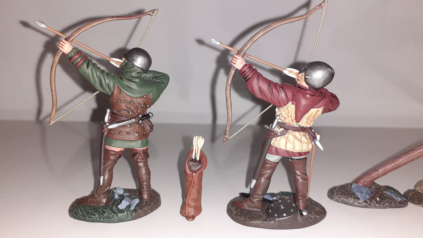 BRITAINS 17228 Knights Of Agincourt English Archers 2006 1:32 Wdb1