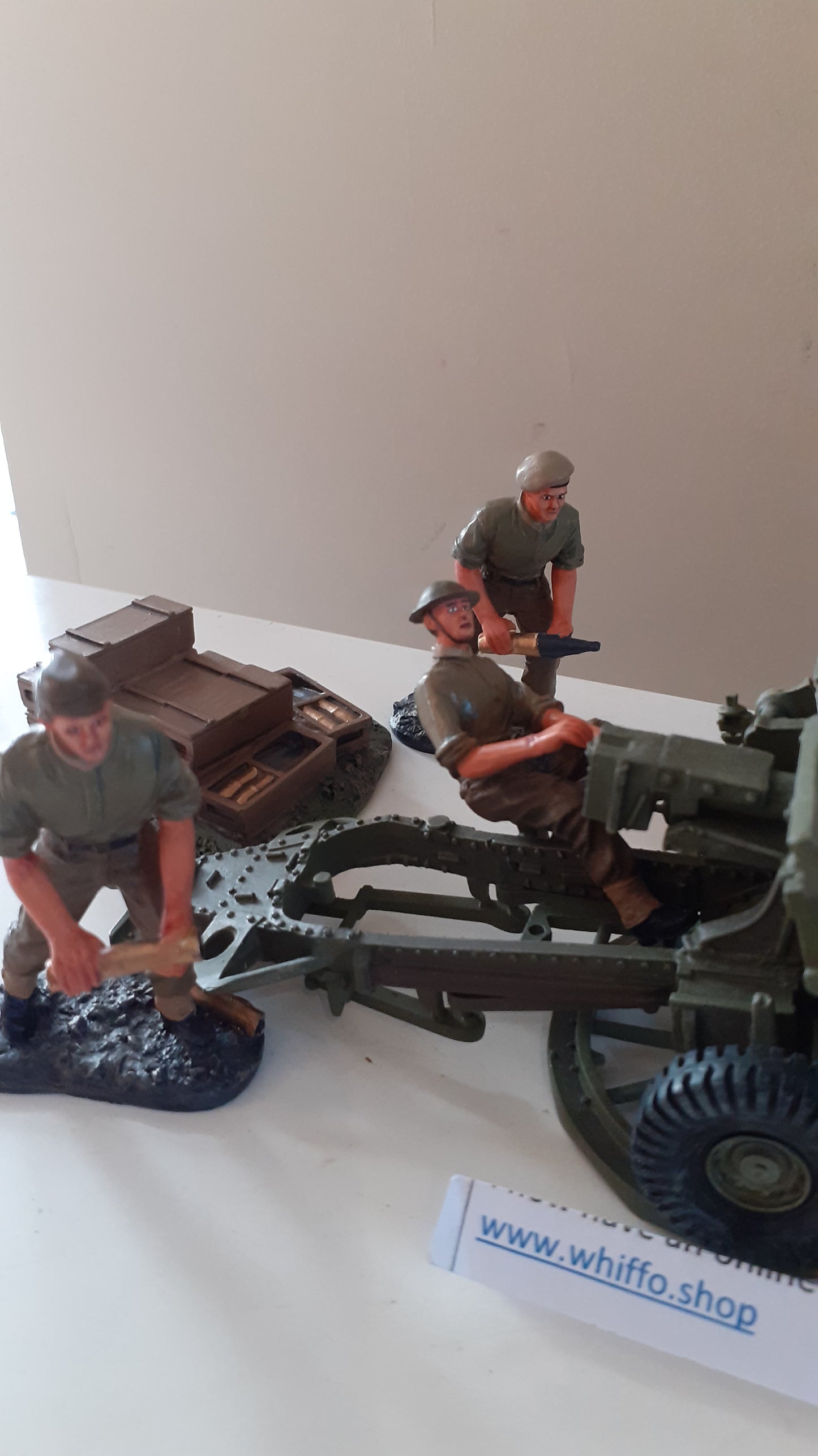 Britains 17587 2005 ww2 British 25pd Field Gun Artillery boxed 1:32 Wdb