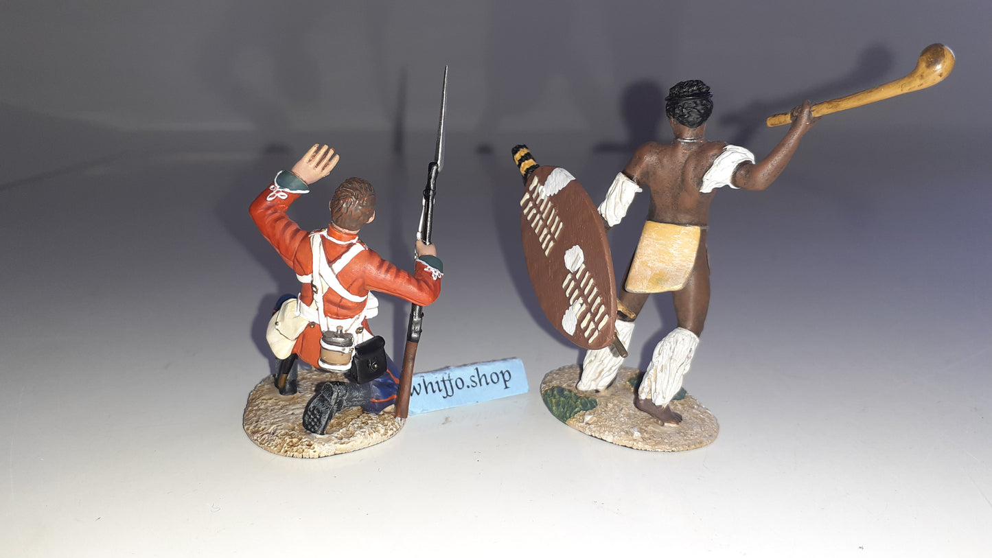Britains 20182 Zulu wars 24th foot 1:32 metal Closing In 2017 boxed S187