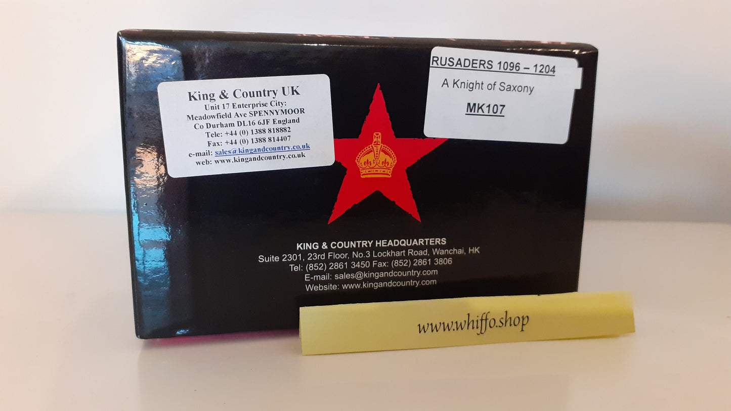 king and country Crusaders Knight Of Saxony mk107 1:30 metal boxed