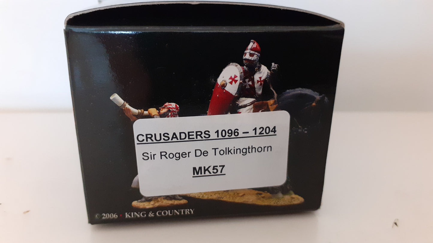King and country Mk57 Crusaders Knights Roger De Tolkingthorn boxed 1:30 2008 W3