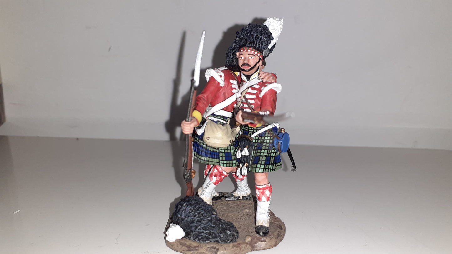 King and country crimean war crw021 93rd Highlanders Helping A Friend Boxed s4