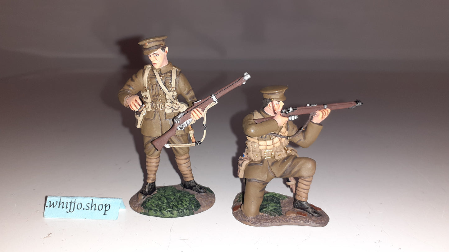Britains ww1 23004 2008 British infantry Firing Line Only 500 Made metal box s8