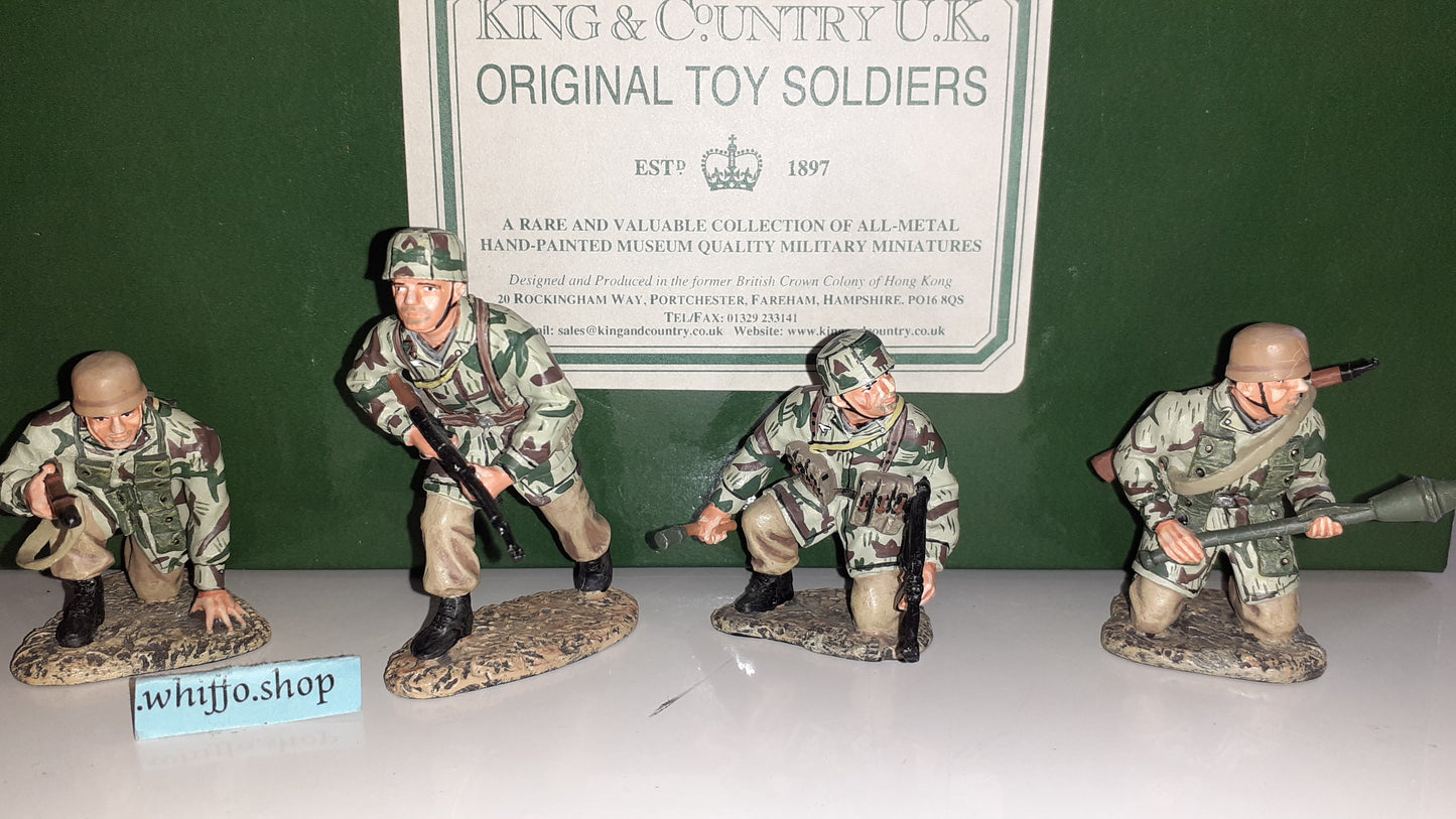 King and country Ww2 2001 Fj05 German Fallschirmjager Paras Ambush box 1:30 S1