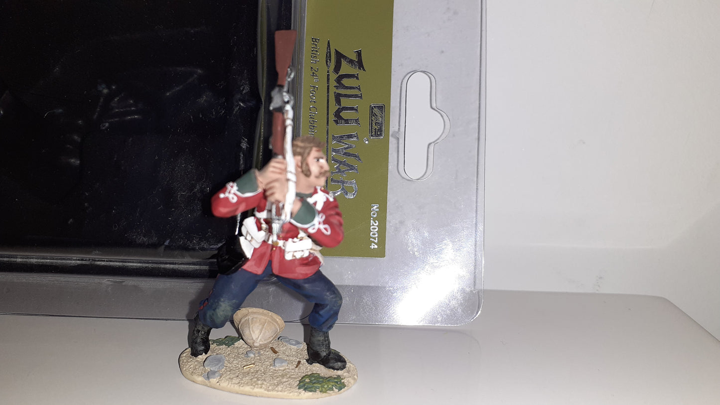 Britains 20074 Zulu wars 24th Foot Regt Clubbing 1:32 2010 boxed B11