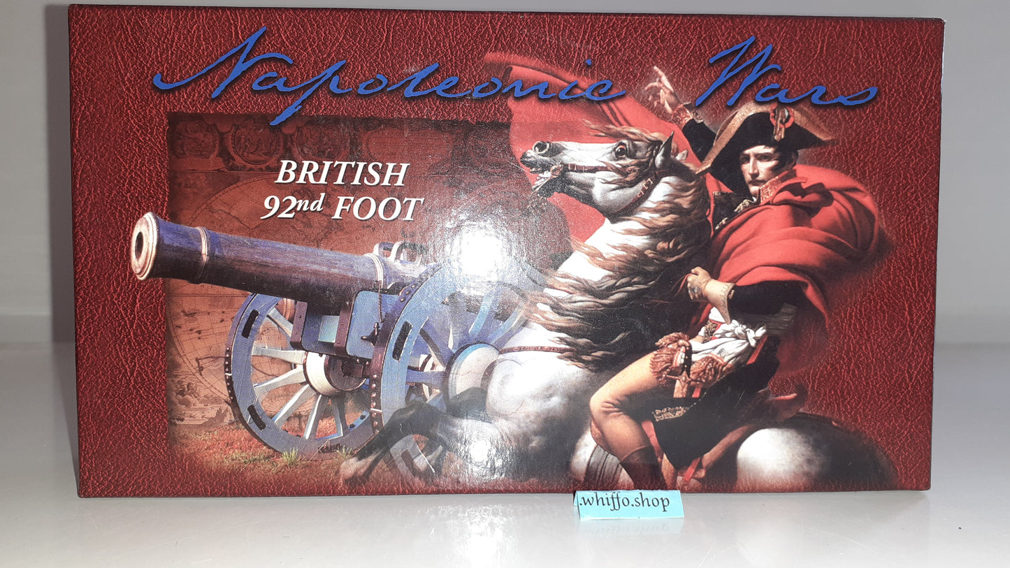 Britains 17297 2001 British 92nd Foot Waterloo Napoleonic 1:32 metal boxed S8b for sale