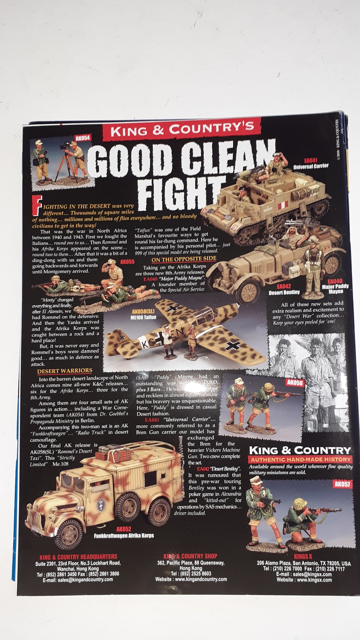 King and country Toy Soldier Magazine 3 Mags 2010 Mar Feb Jan 140 141 142 S7