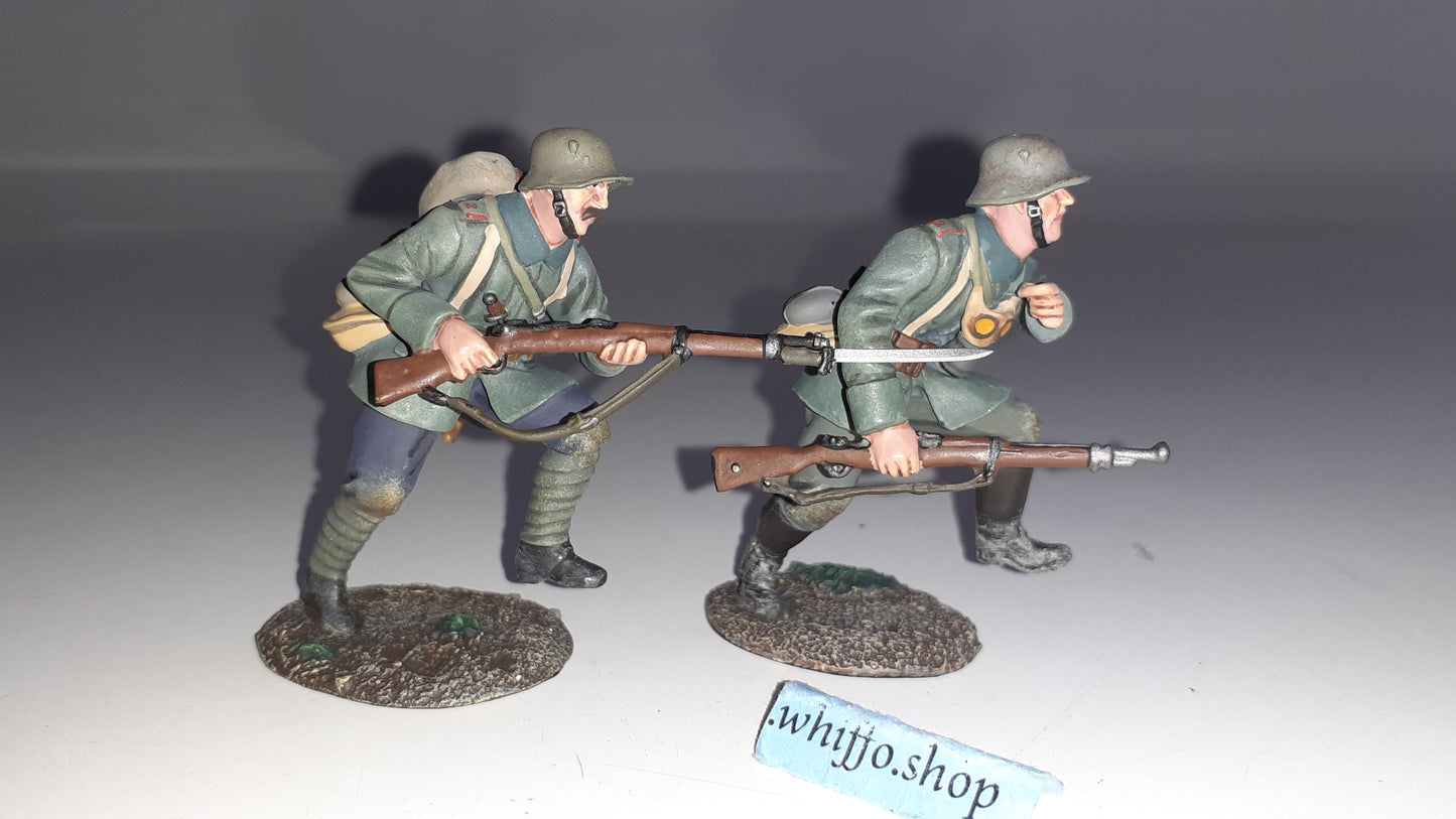 Britains ww1 23097 2015 German Infantry Assault Team 1916 metal boxd S520