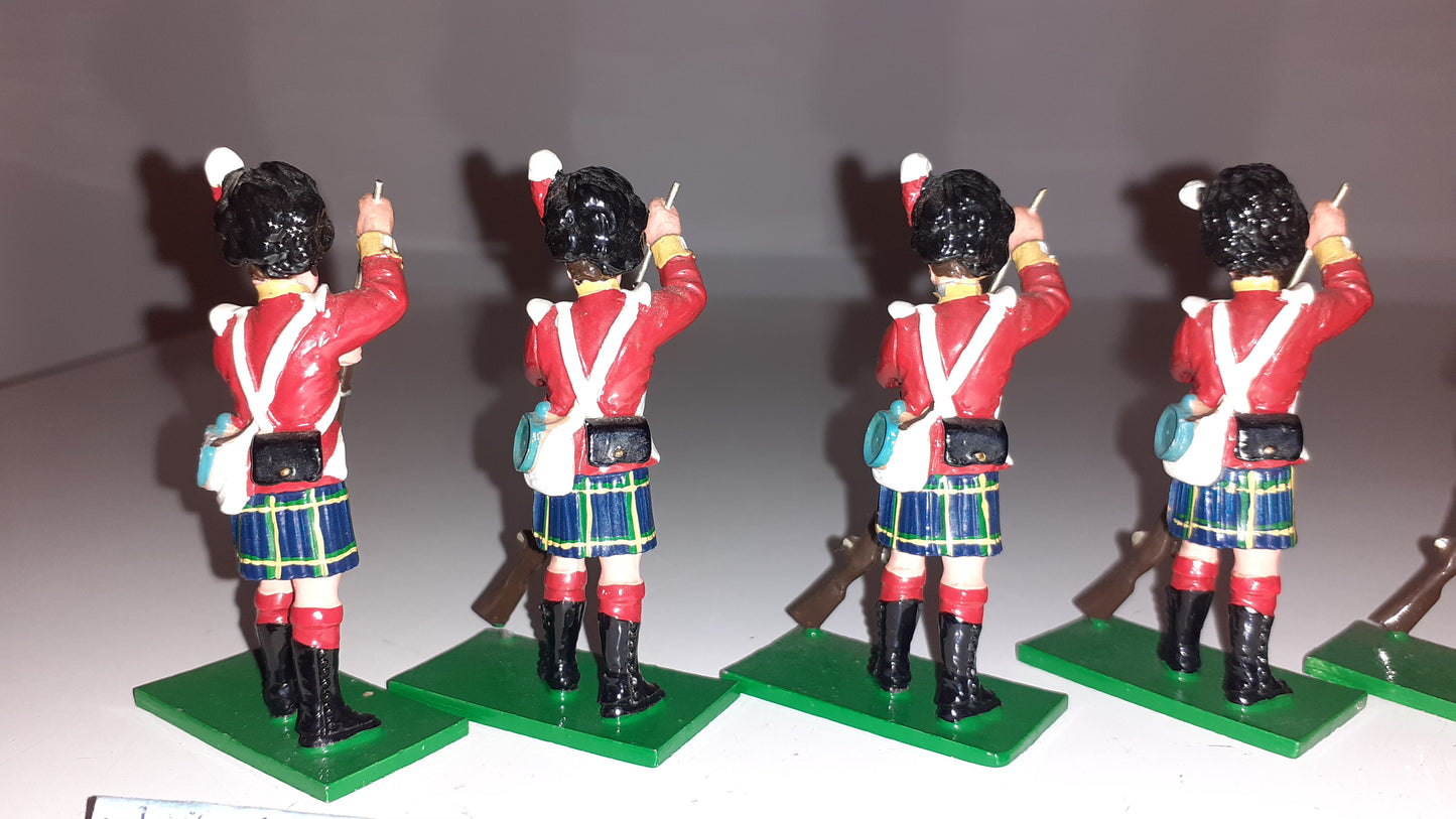 trophy miniatures 1991 Wa26 Gordon highlanders Waterloo Napoleonic 1:32 S7wb